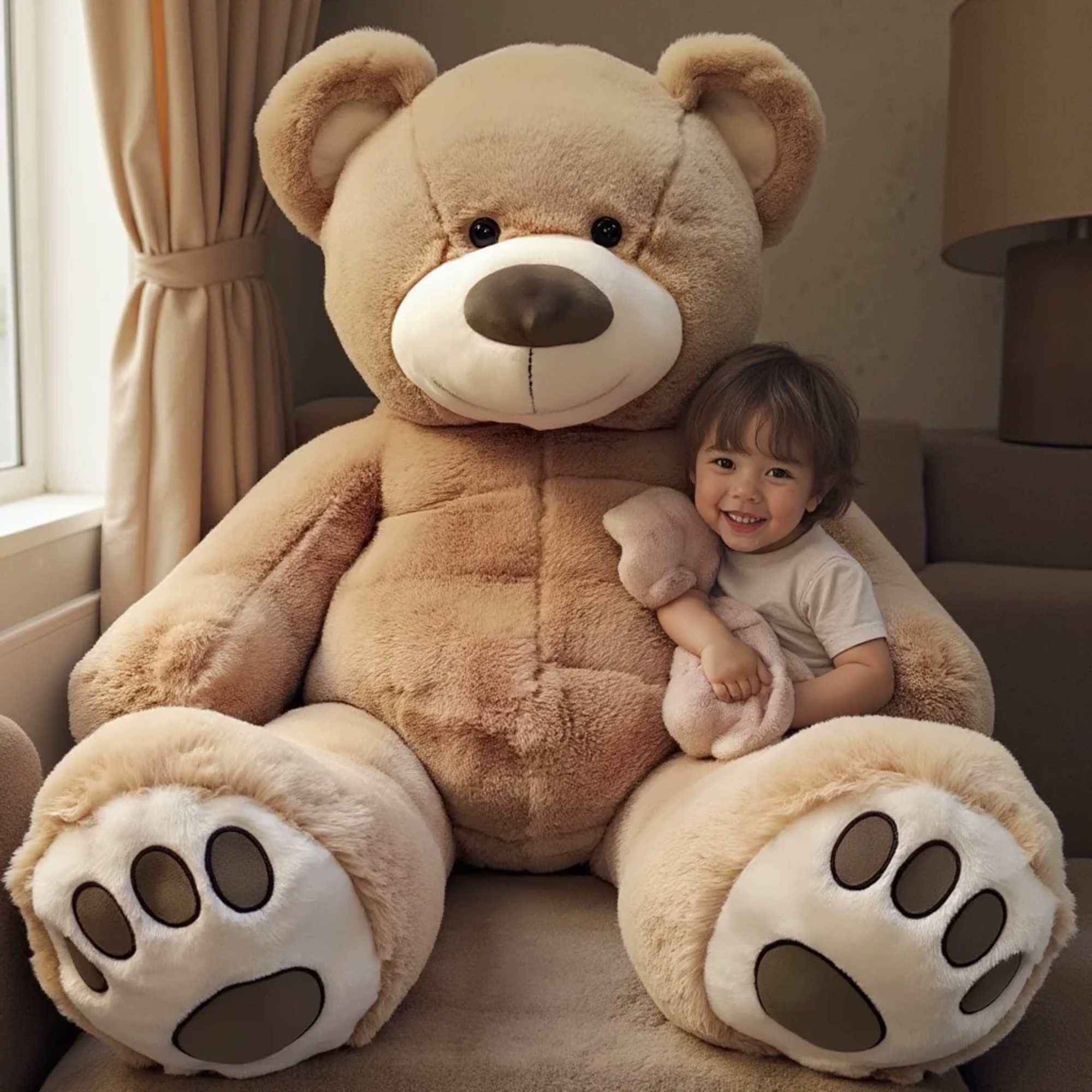 Anico Giant 5 feet tall Teddy bear,  made of soft, high