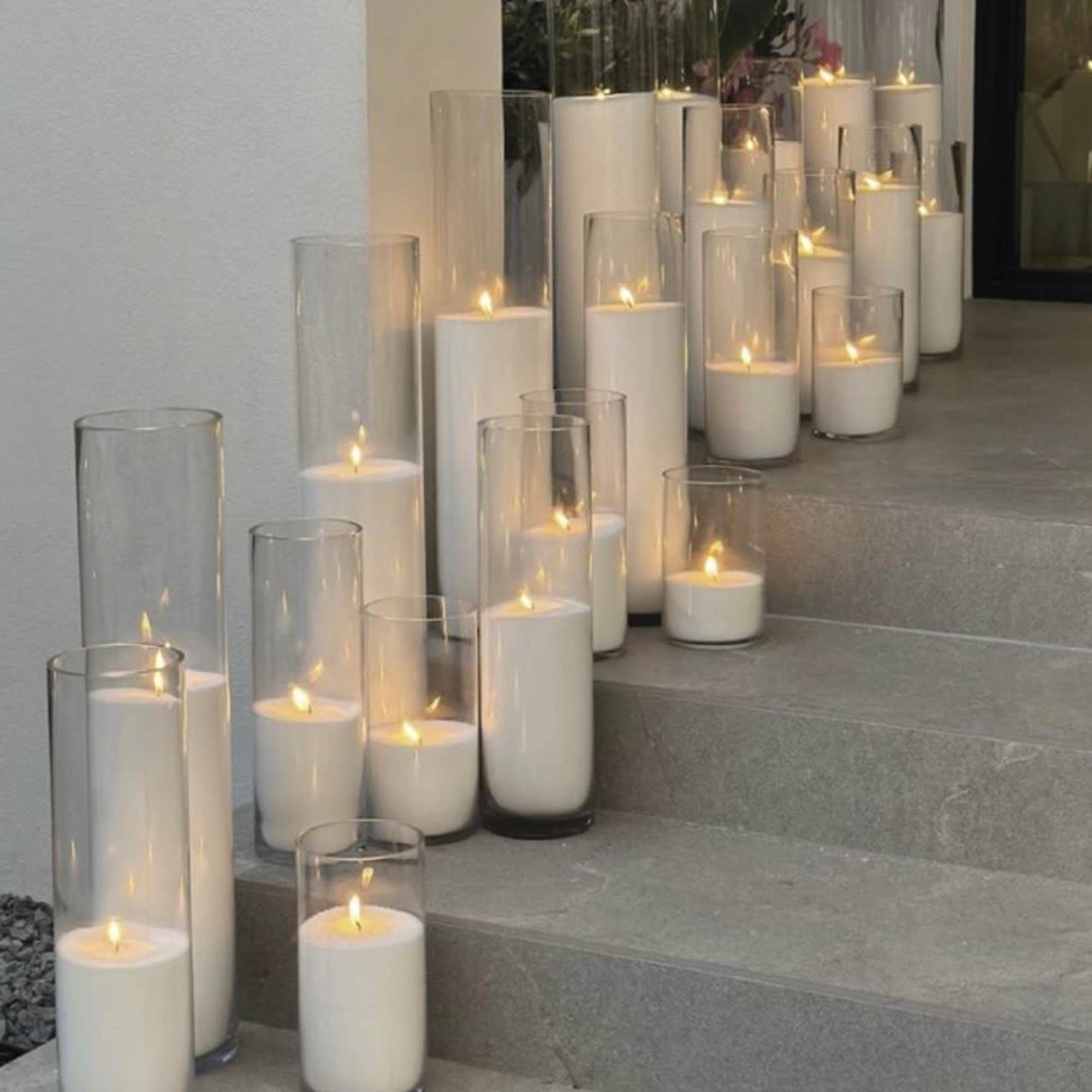 Rent our Sand Wax Candle Floor Sets to elevate your event with