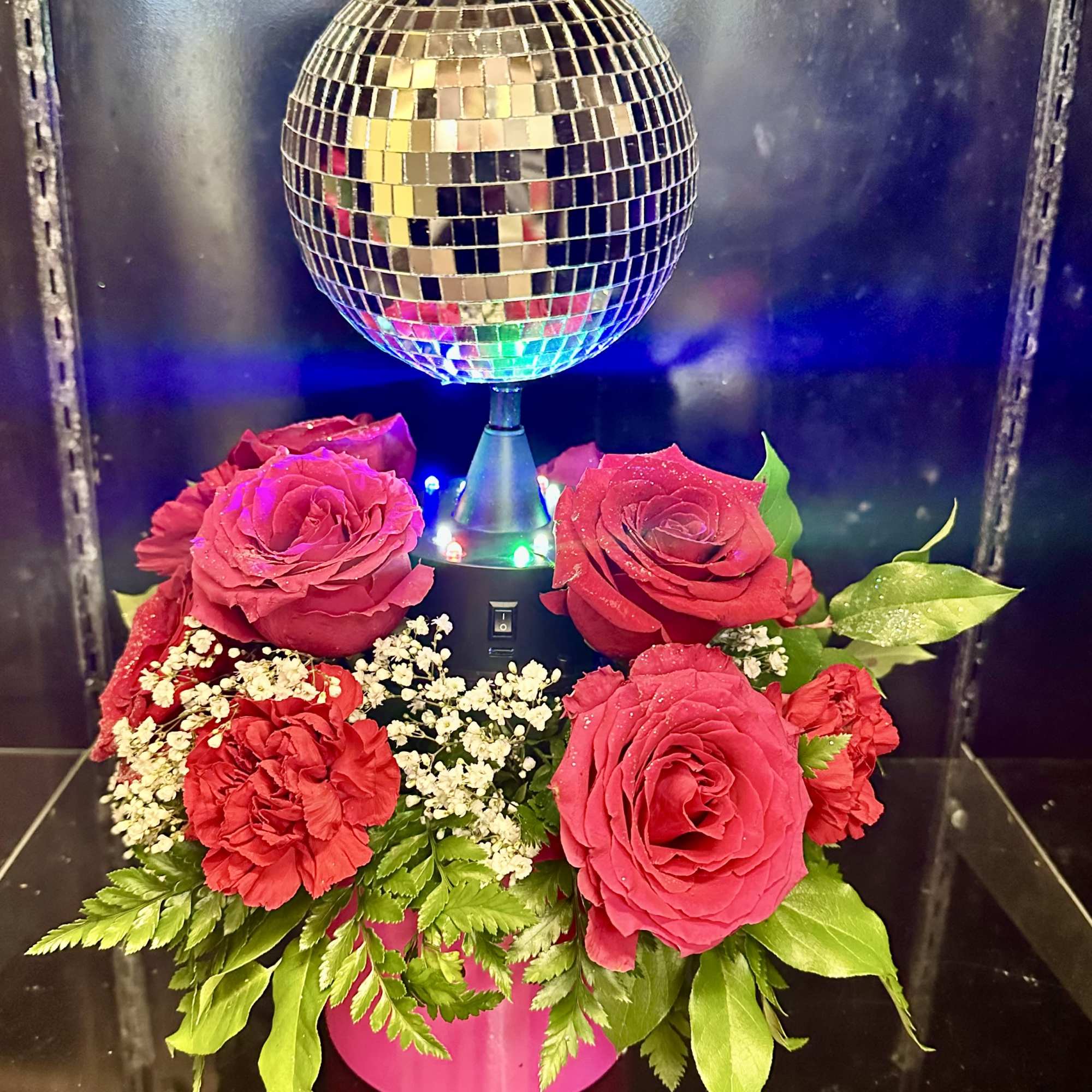 Add a touch of sparkle this Valentine's Day with our ROTATING, LIGHT