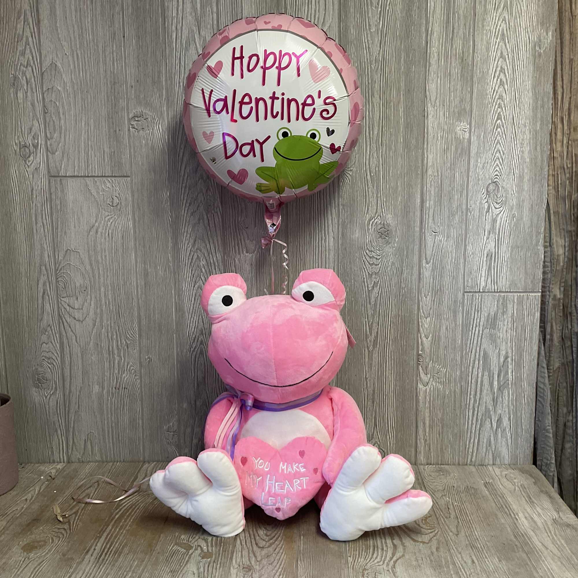 This frog says it all!  Holding a heart that reads &ldquo;