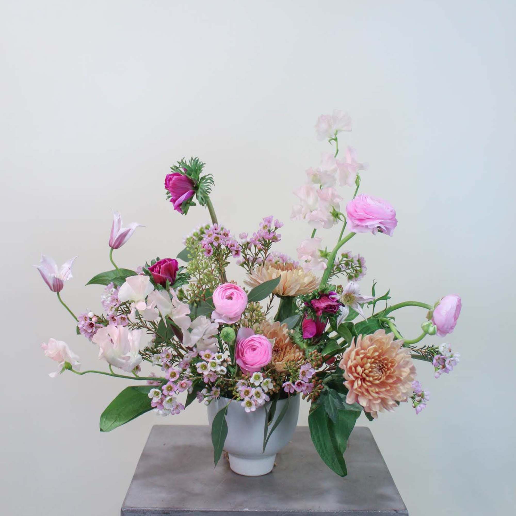 An arrangement to highlight the sweetest pinks of the season!

*Images are a