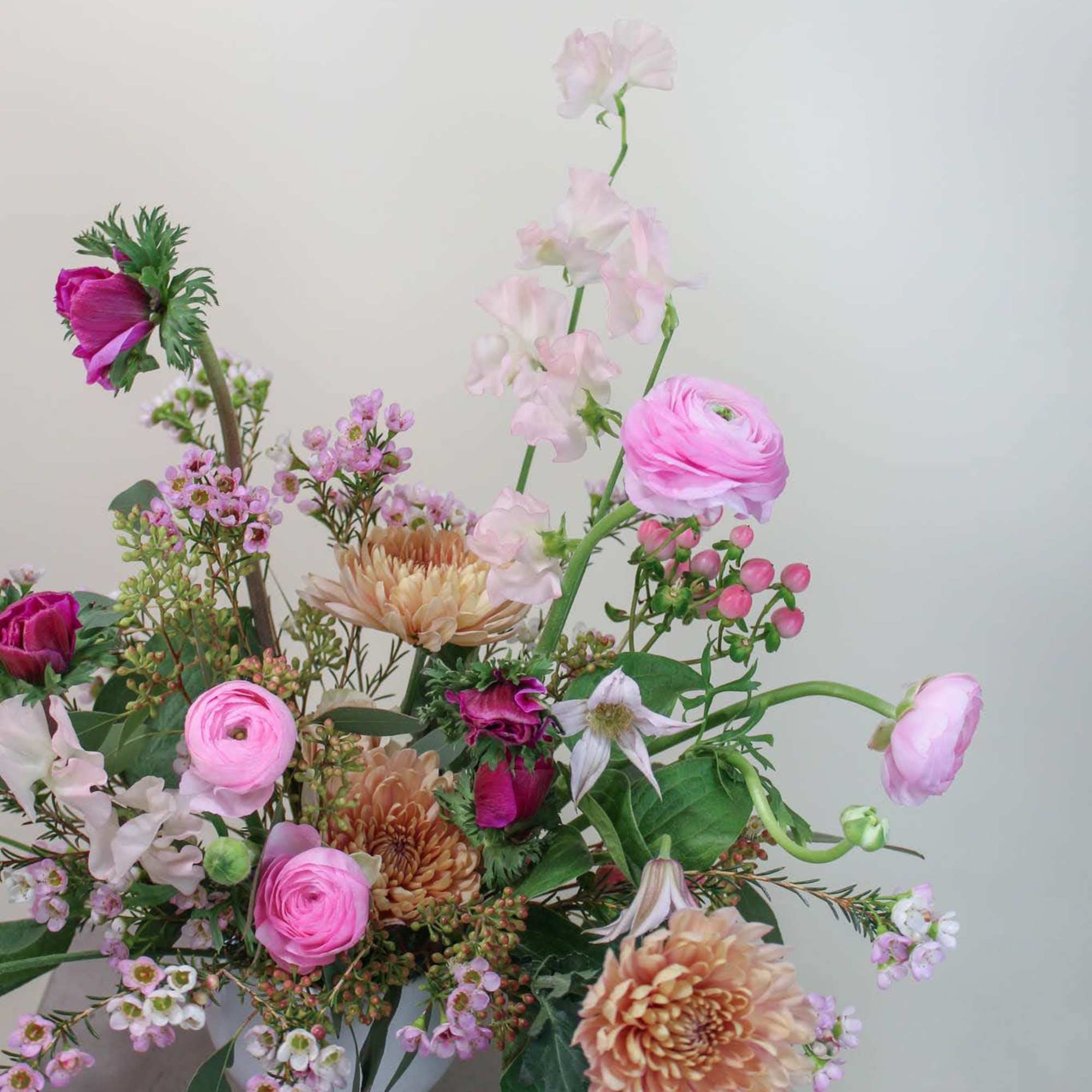 An arrangement to highlight the sweetest pinks of the season!

*Images are a
