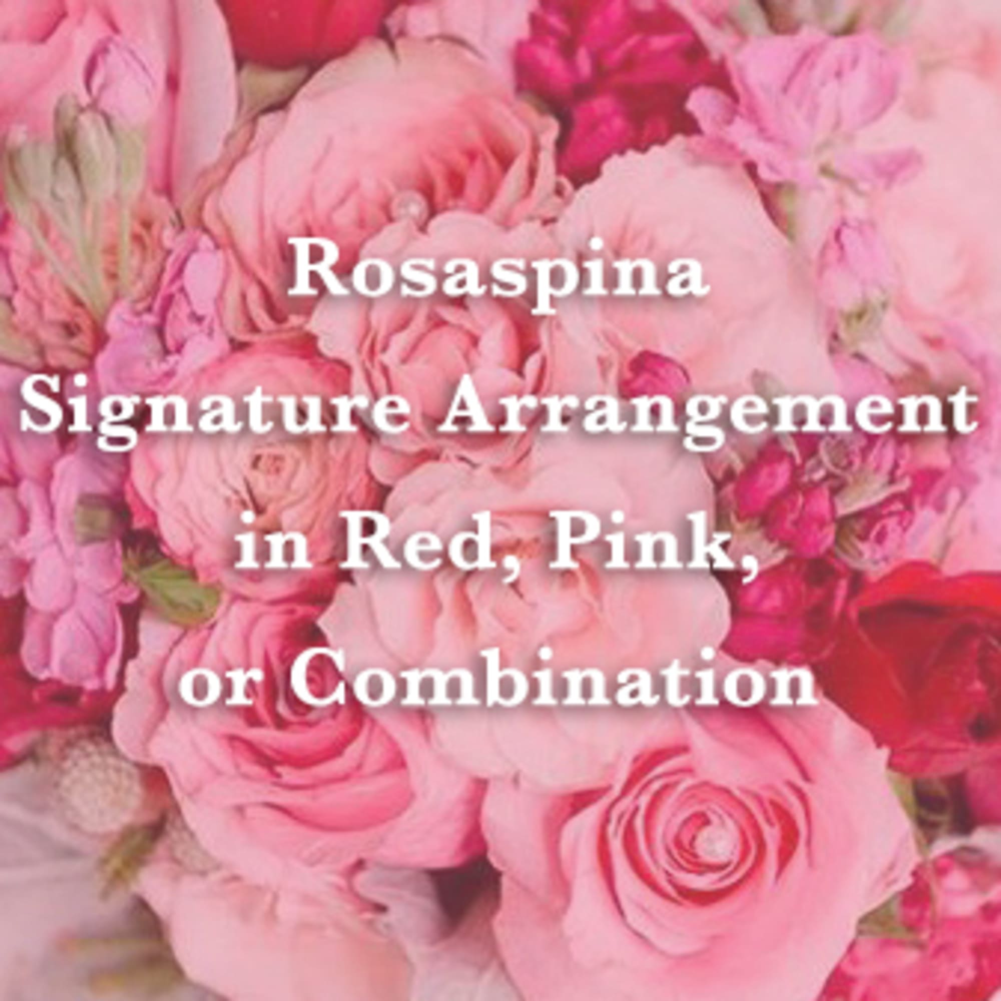 AVAILABLE VALENTINES WEEK ONLY! This special Valentines day arrangement features a variety