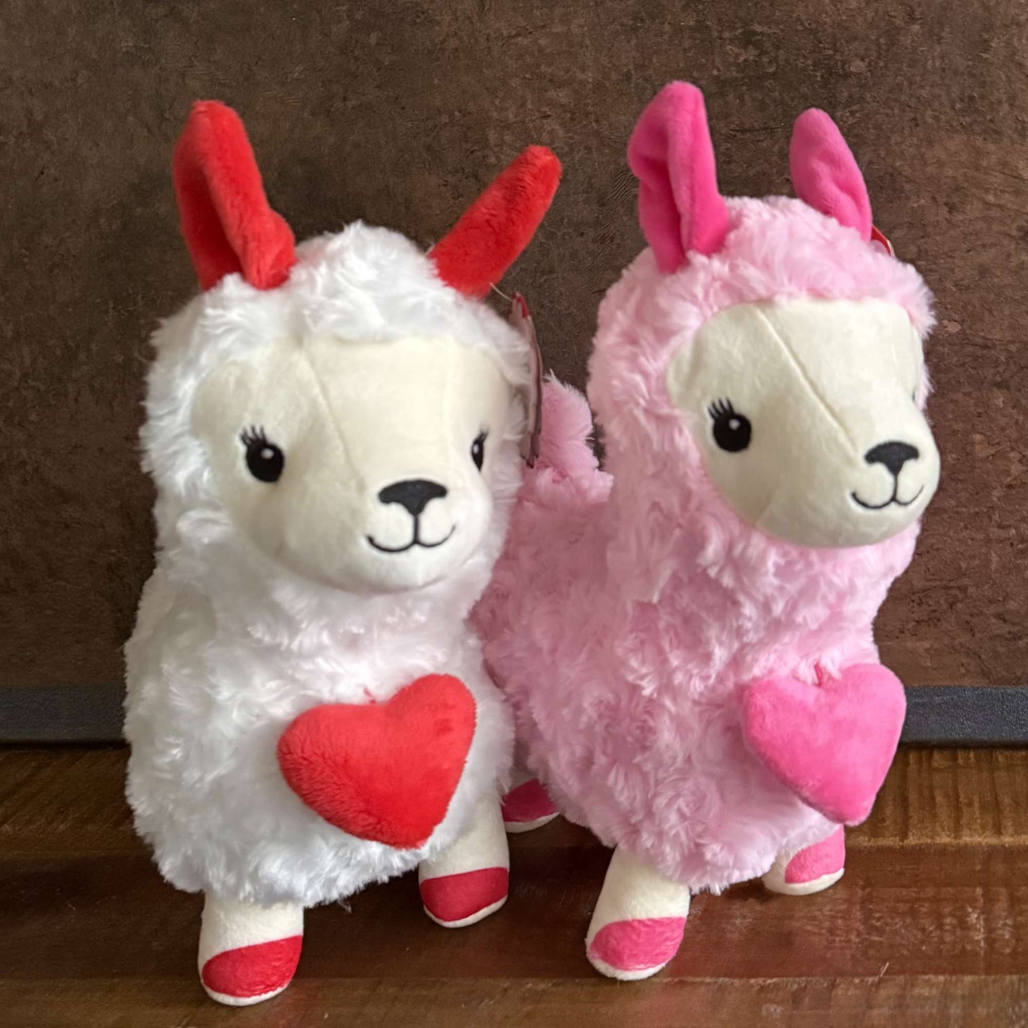 This adorable Pink Sweetheart Llama Plush is the perfect cuddle companion. Made