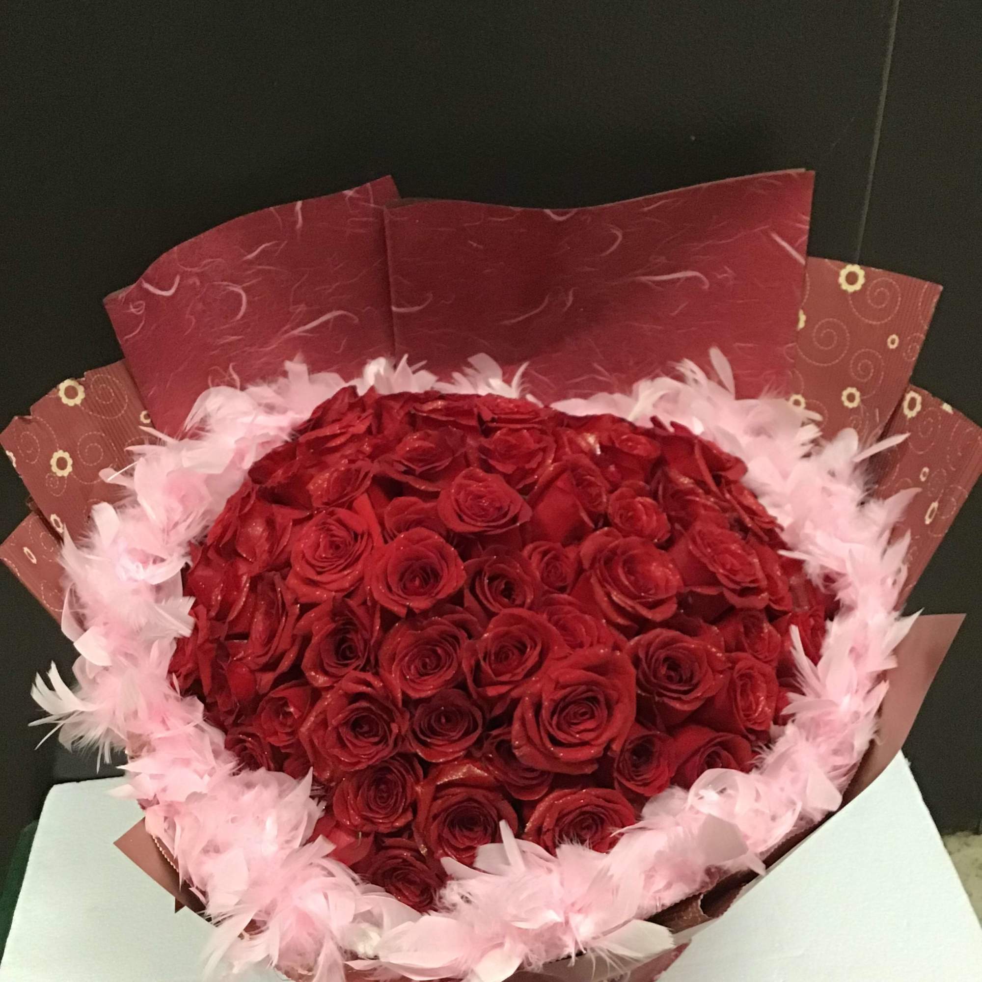 1 rose for each year you love her. 99 roses 99 years