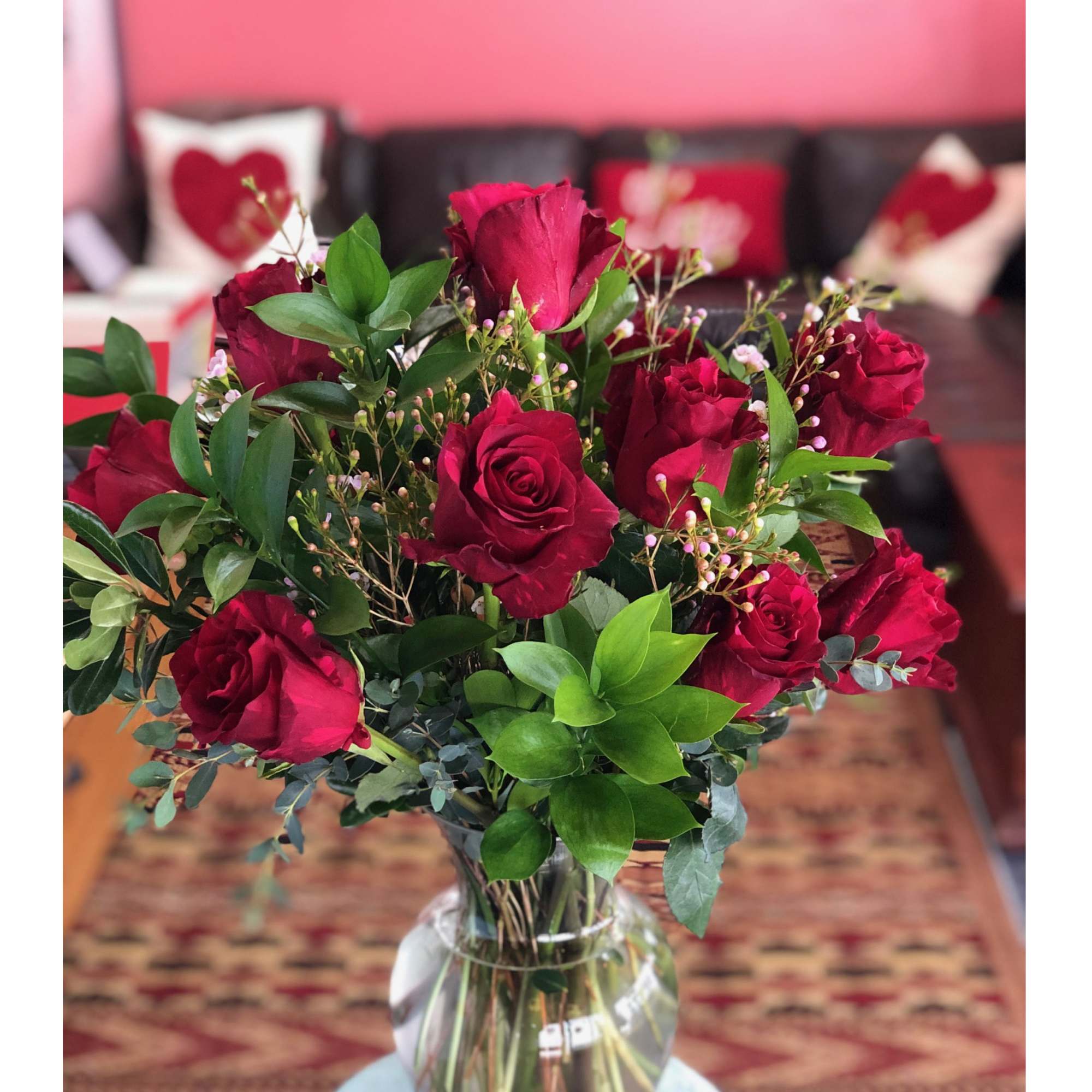 Our Signature Red Rose - Le Red Panthers. Can be dyed black