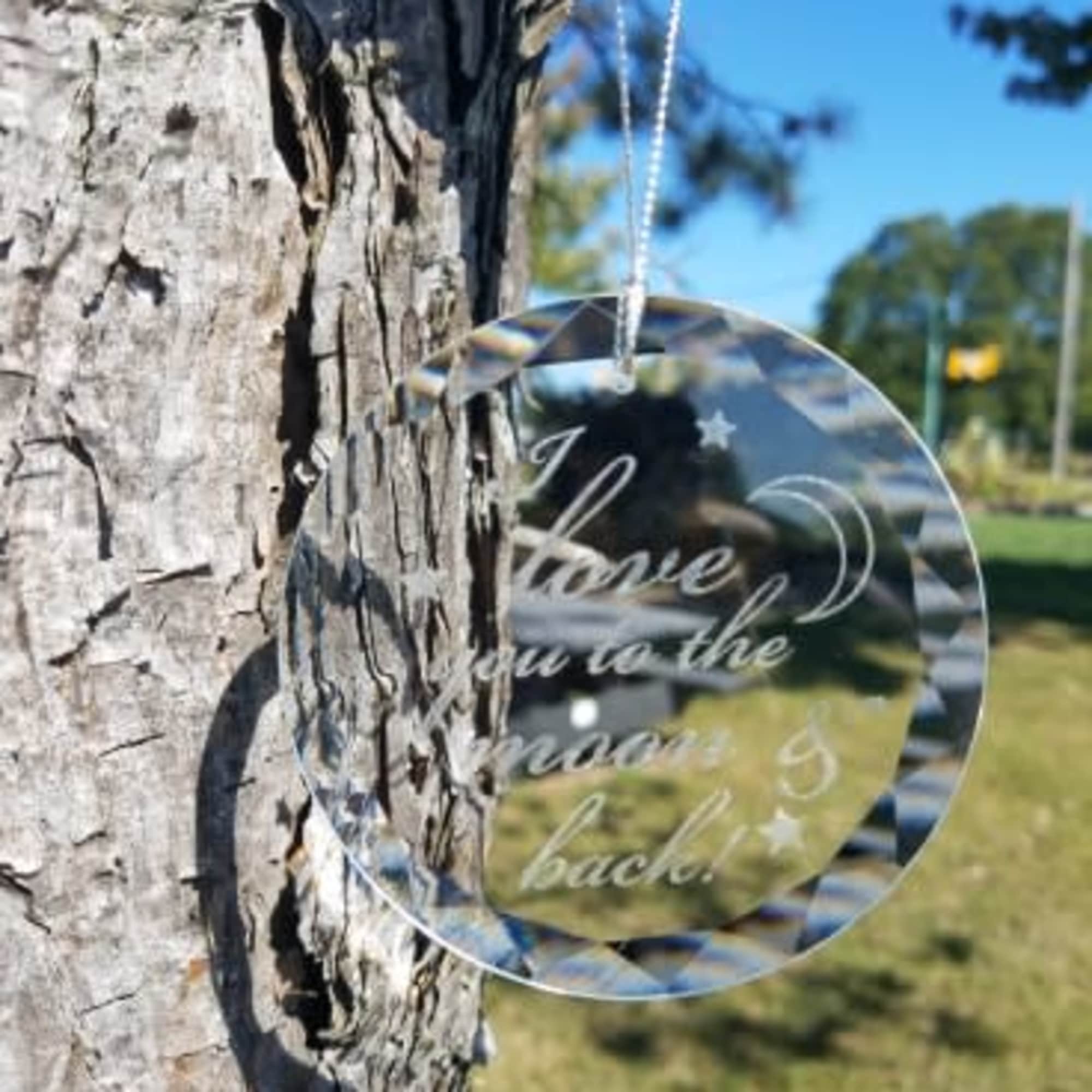 Glass Ornament Personalized with words and/or picture