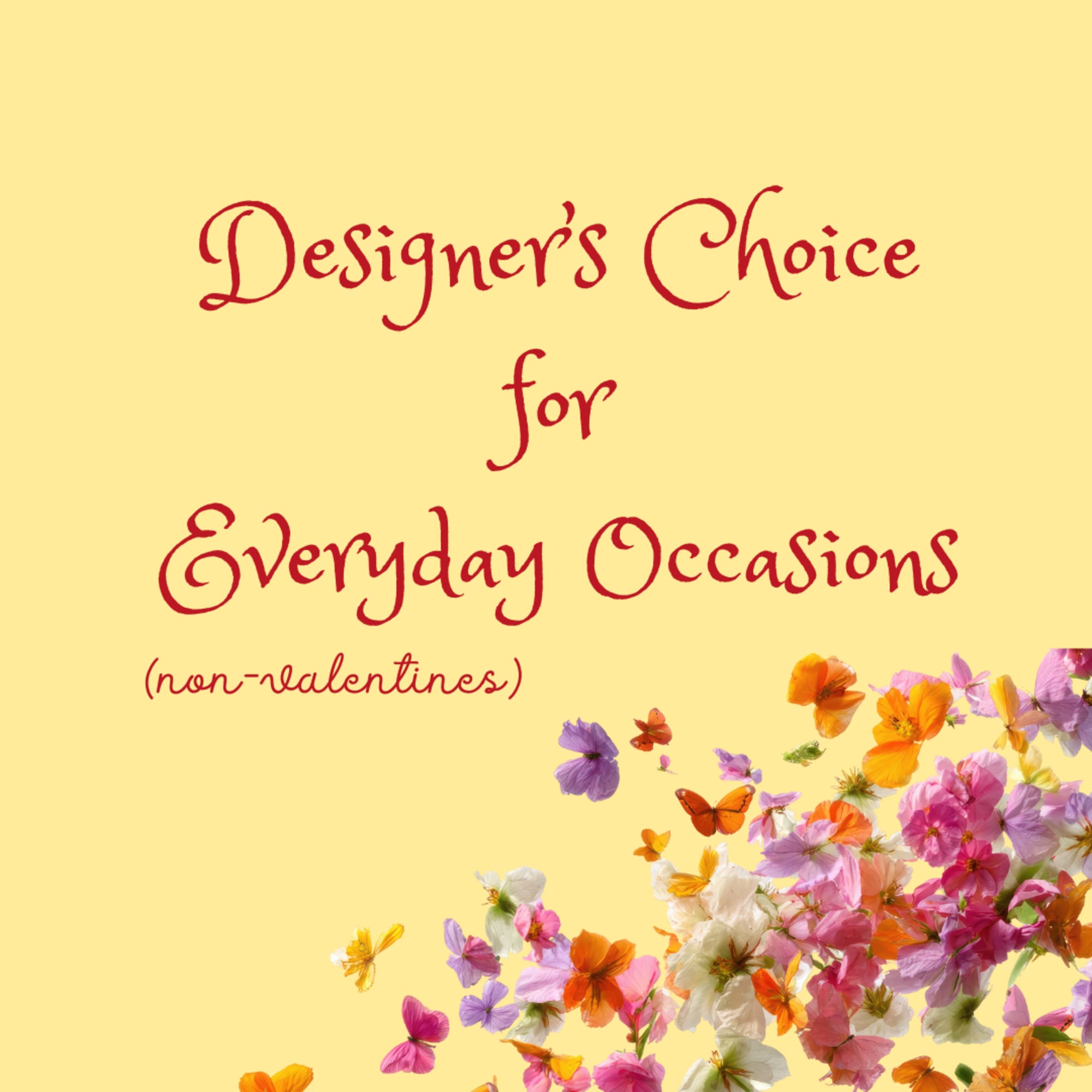 Using fresh seasonal flowers, our talented designer's will make a beautiful arrangement