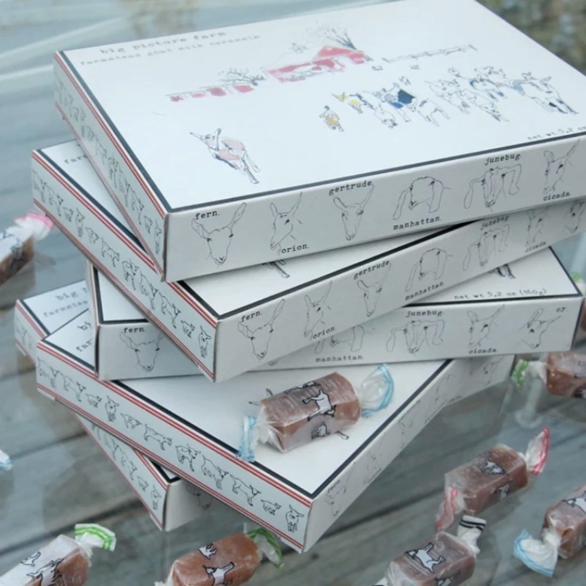 20 caramels in this new gift box from Big Picture Farm. It
