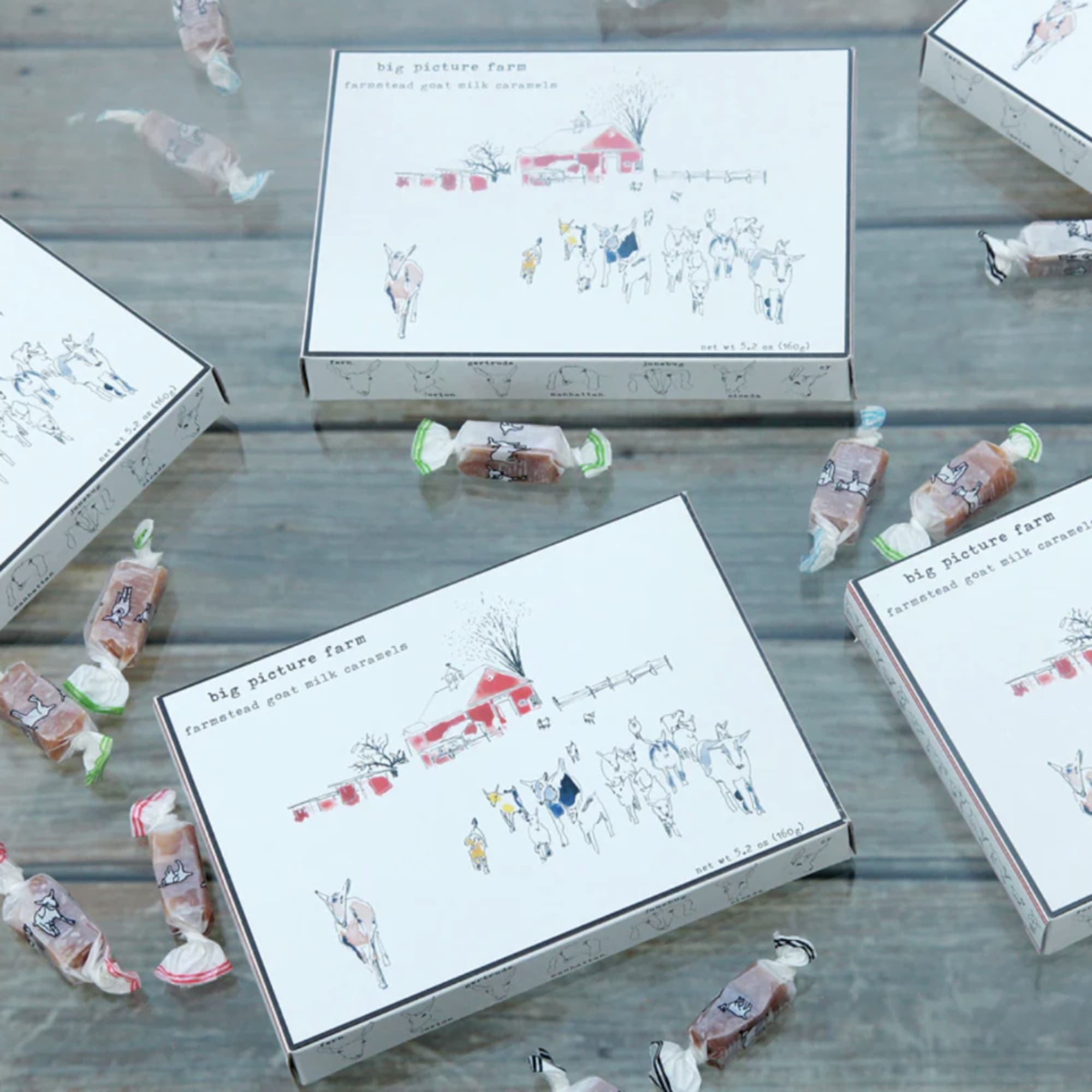 20 caramels in this new gift box from Big Picture Farm. It