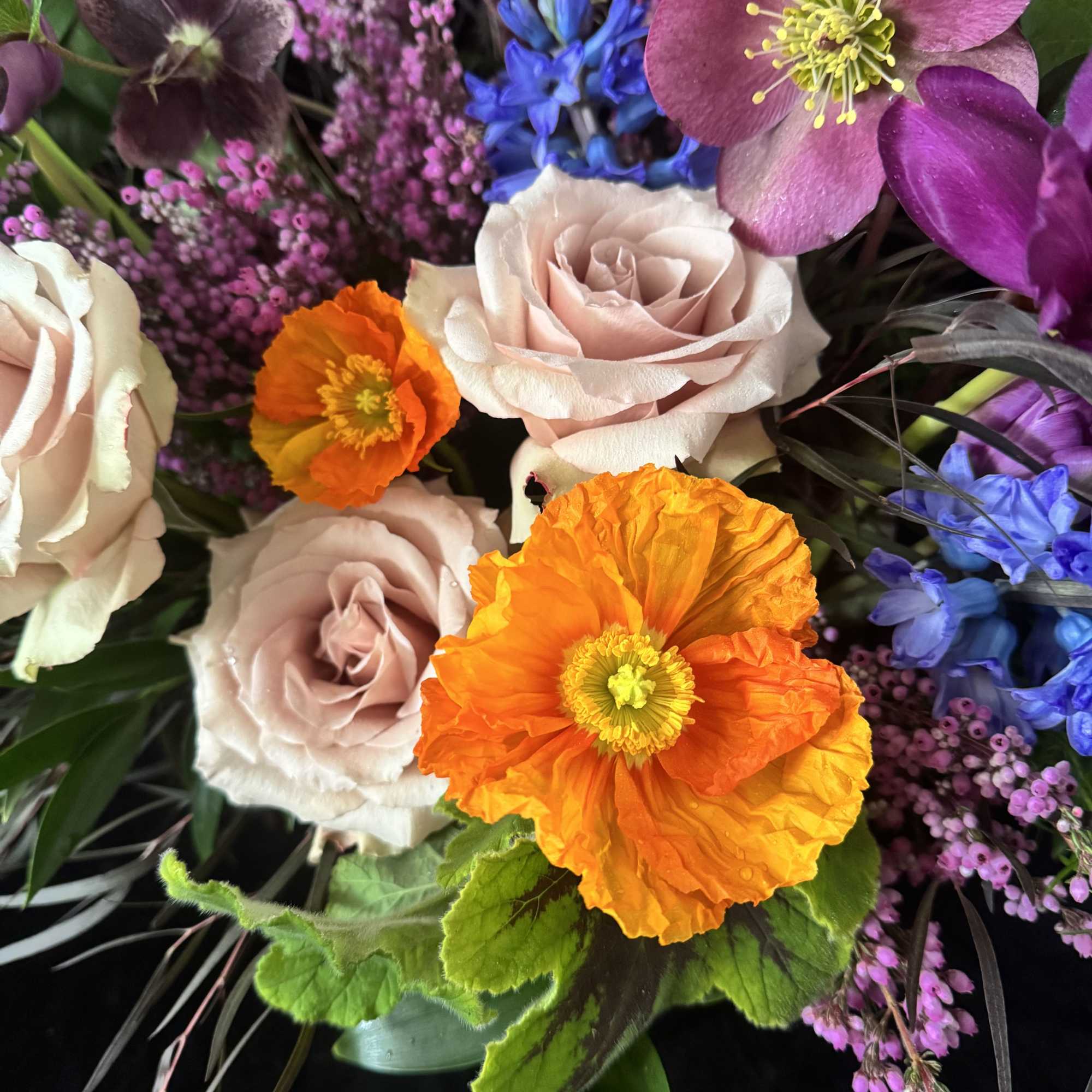 Inspired by fractals of light through a prism&mdash; This Valentine&rsquo;s Day arrangement