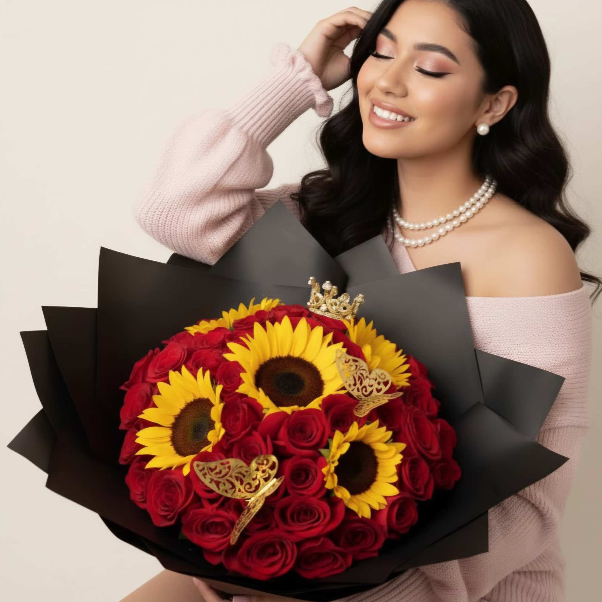 Descubre nuestro ramo floral vibrante, perfecto para ocasiones especiales. Este dise&ntilde;o &uacute;nico