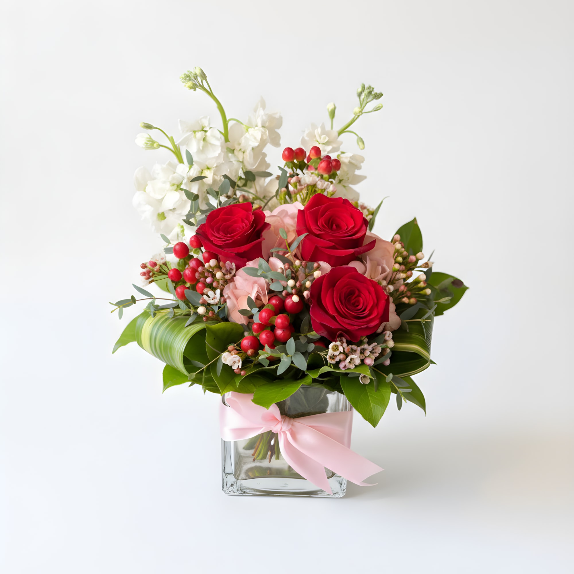 The sweetest arrangement to send to your loved ones. Cupid's Kiss features