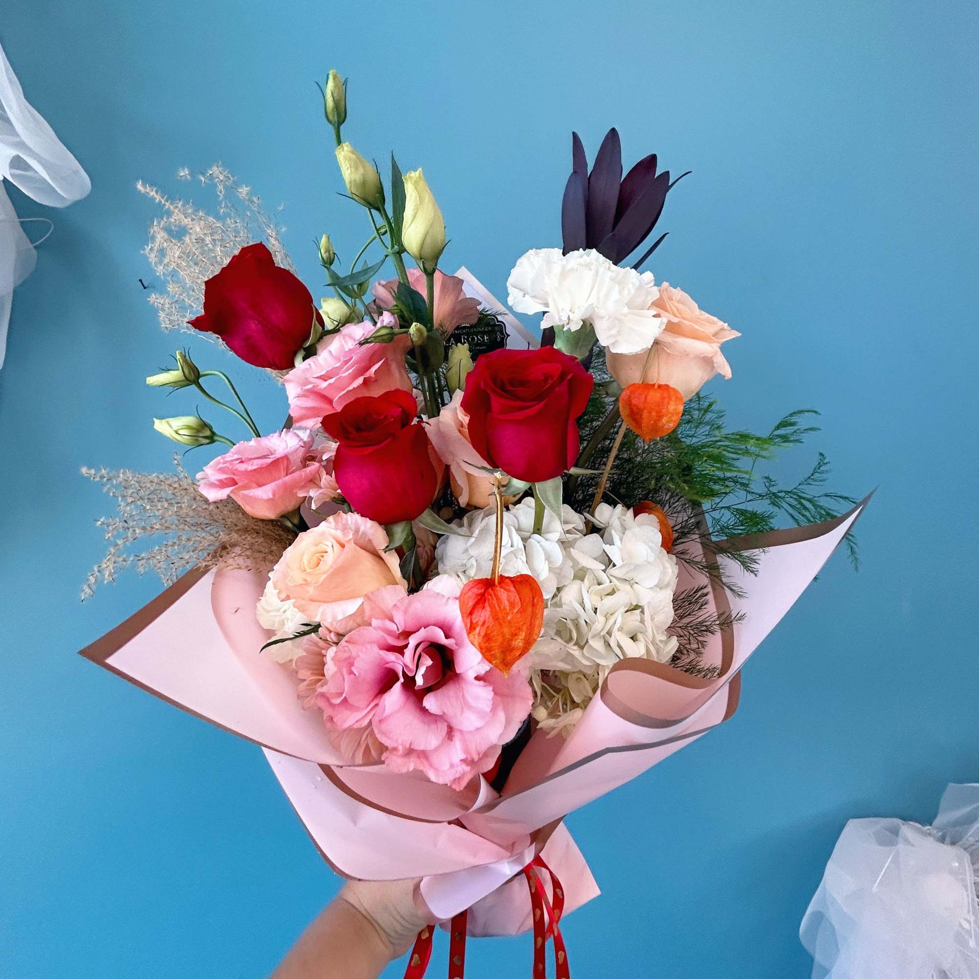 Turn heads with our Bold Vase Bouquet, featuring a vibrant mix of