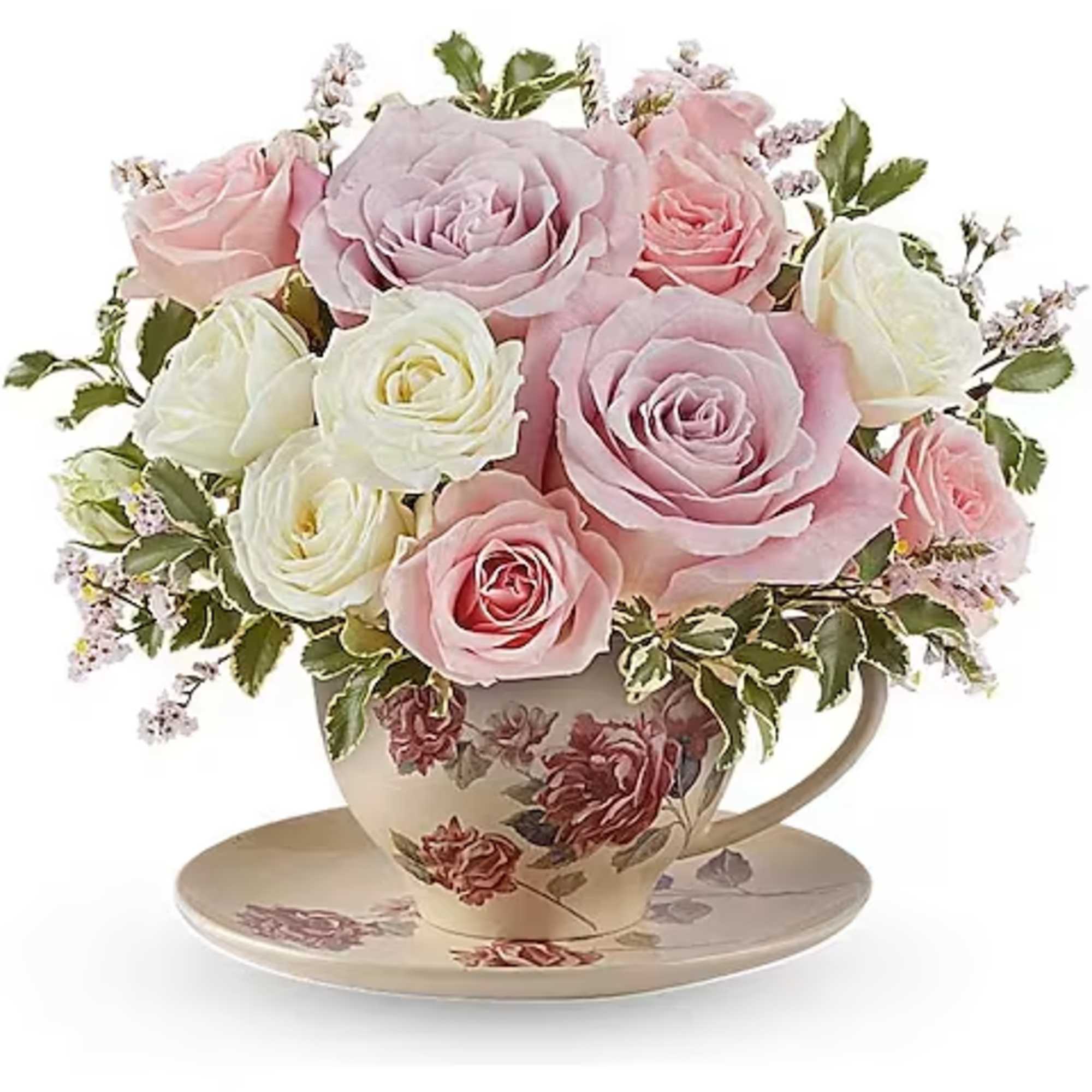 Brighten someone's day with our Blossoming Petals bouquet, beautifully arranged in a