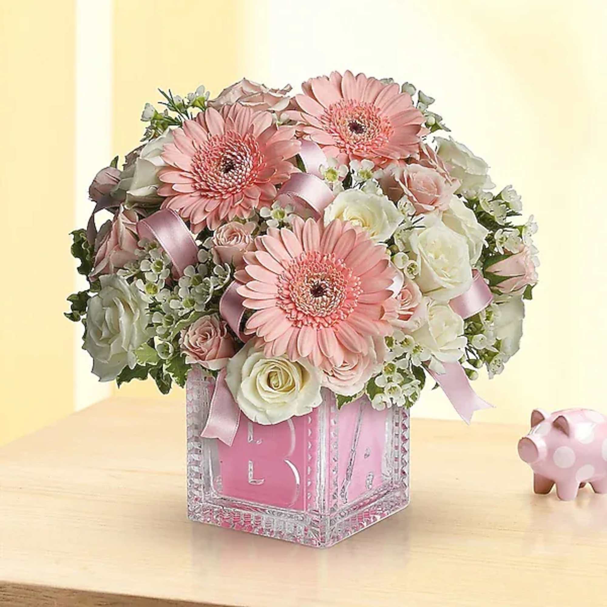 Celebrate the cutest baby girl on the block's arrival with this charming