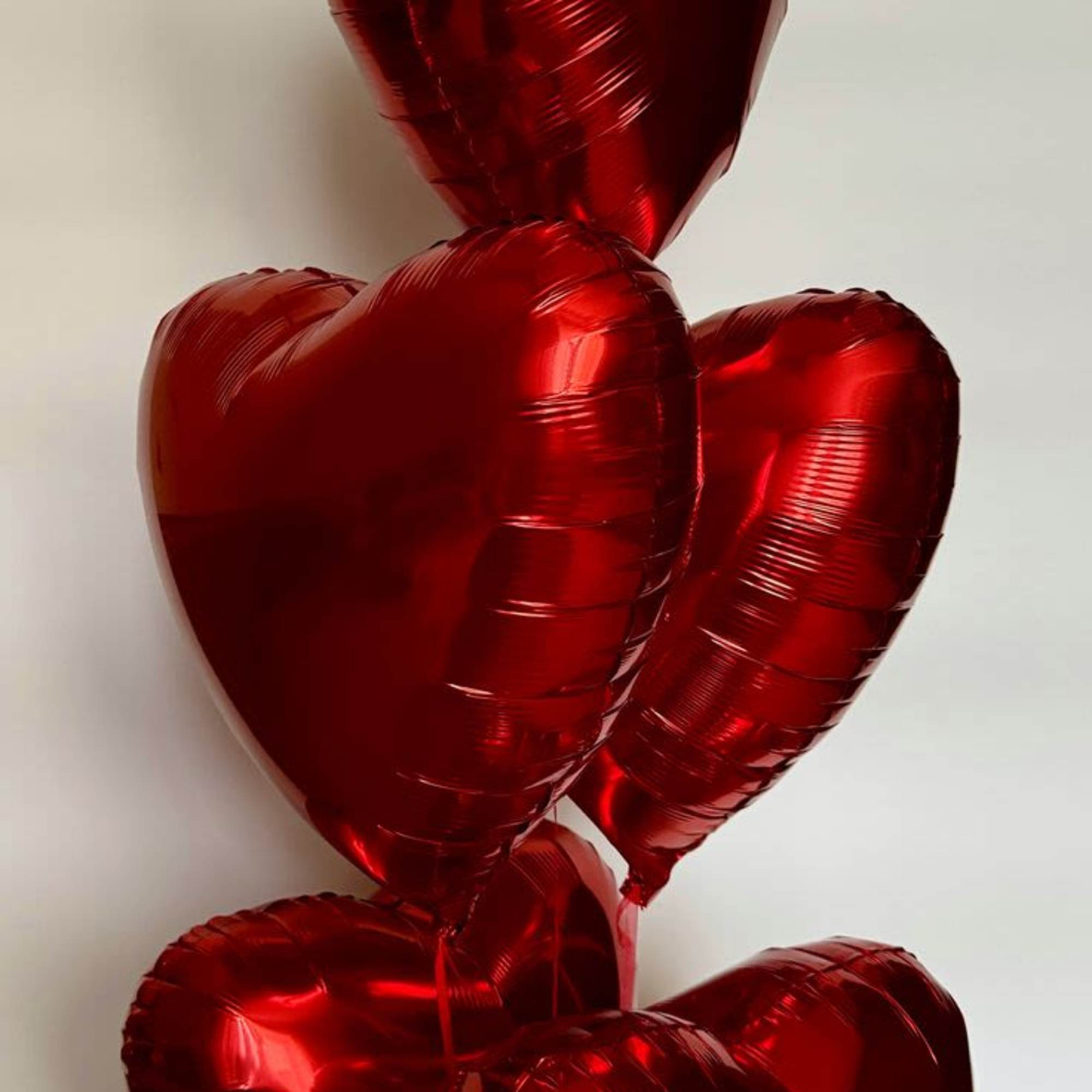 Heart balloons make every bouquet extra special