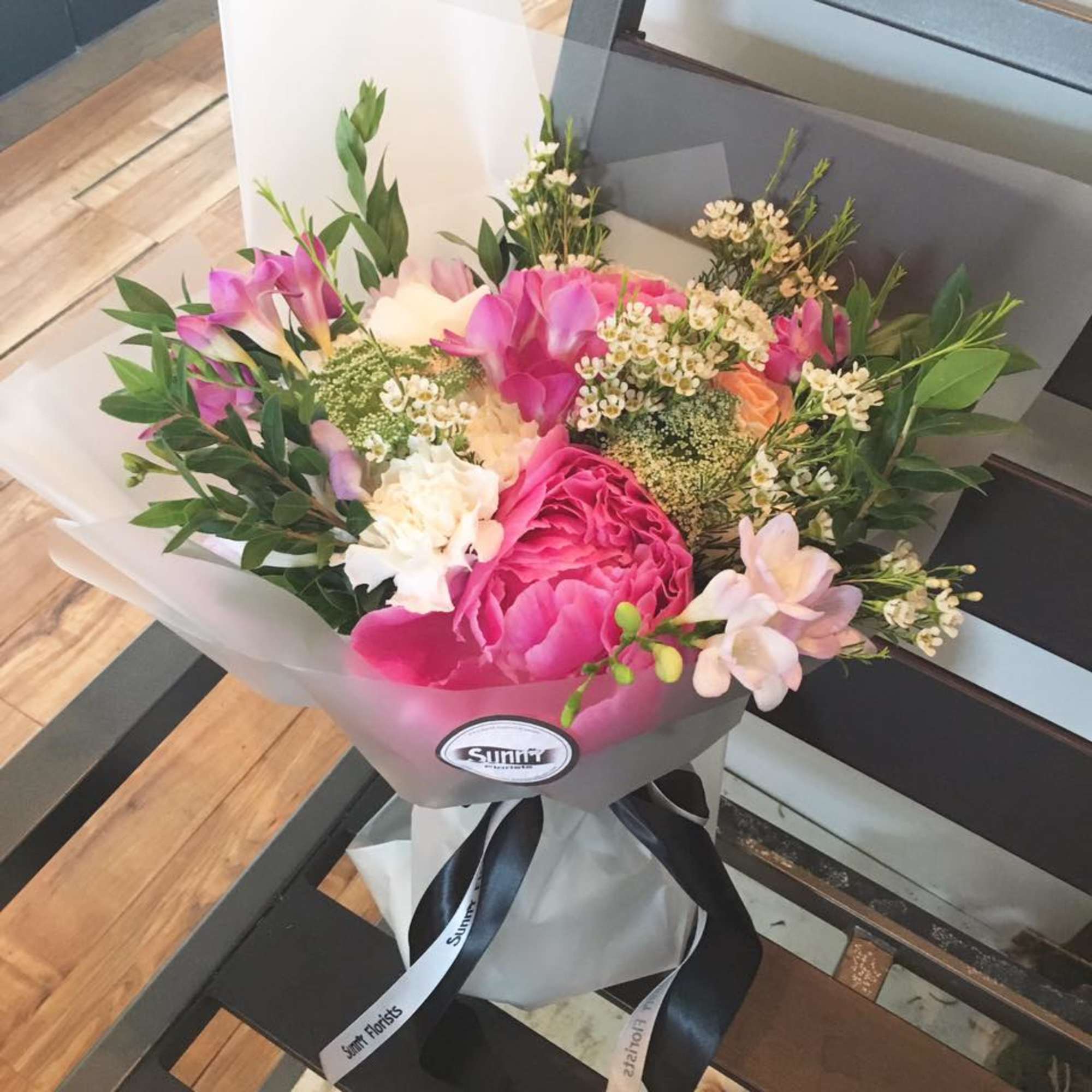 Handcrafted specifically for your recipient. Each bouquet is uniquely designed based on