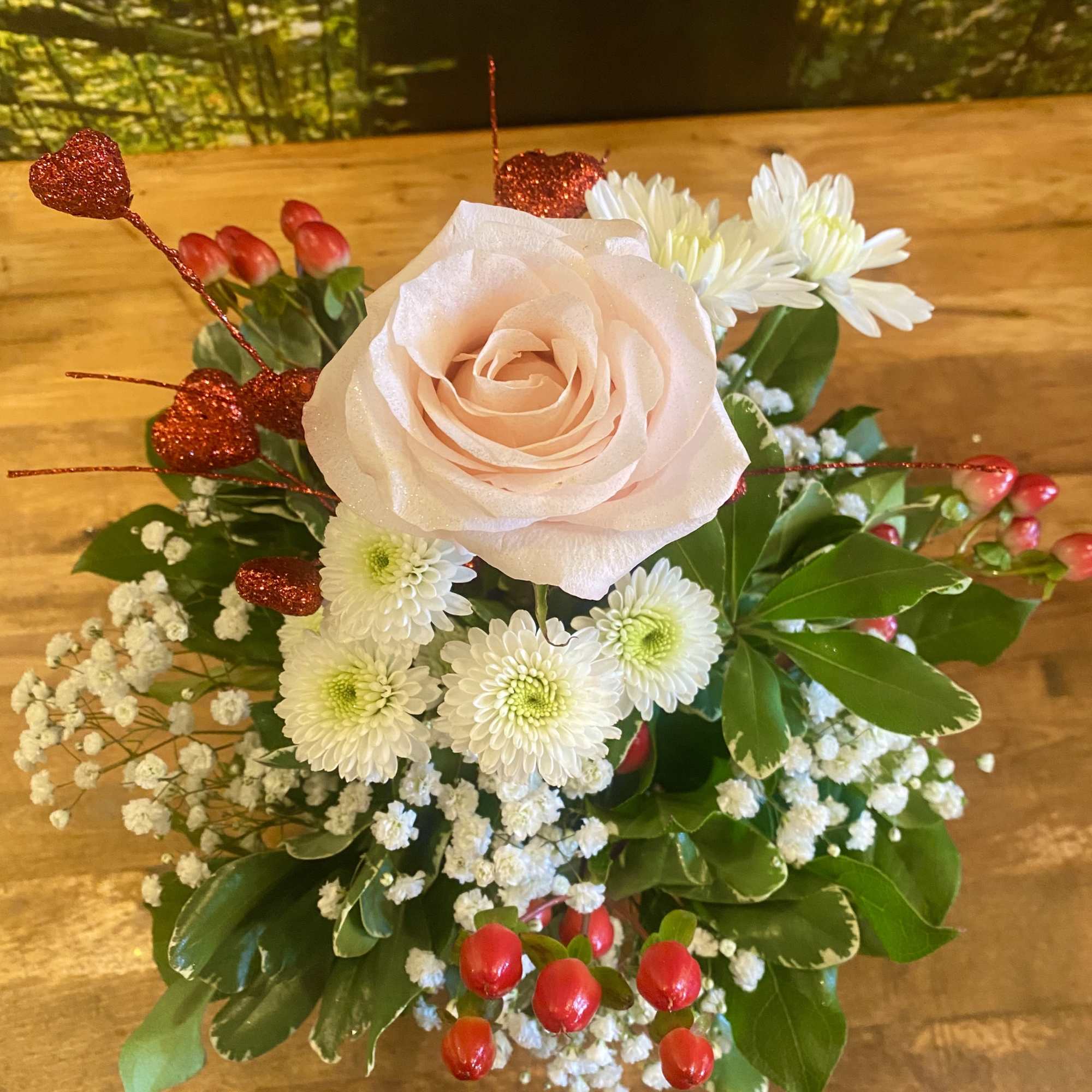 Precious Valentine is a sweet design in Pink, Red, and White. Includes