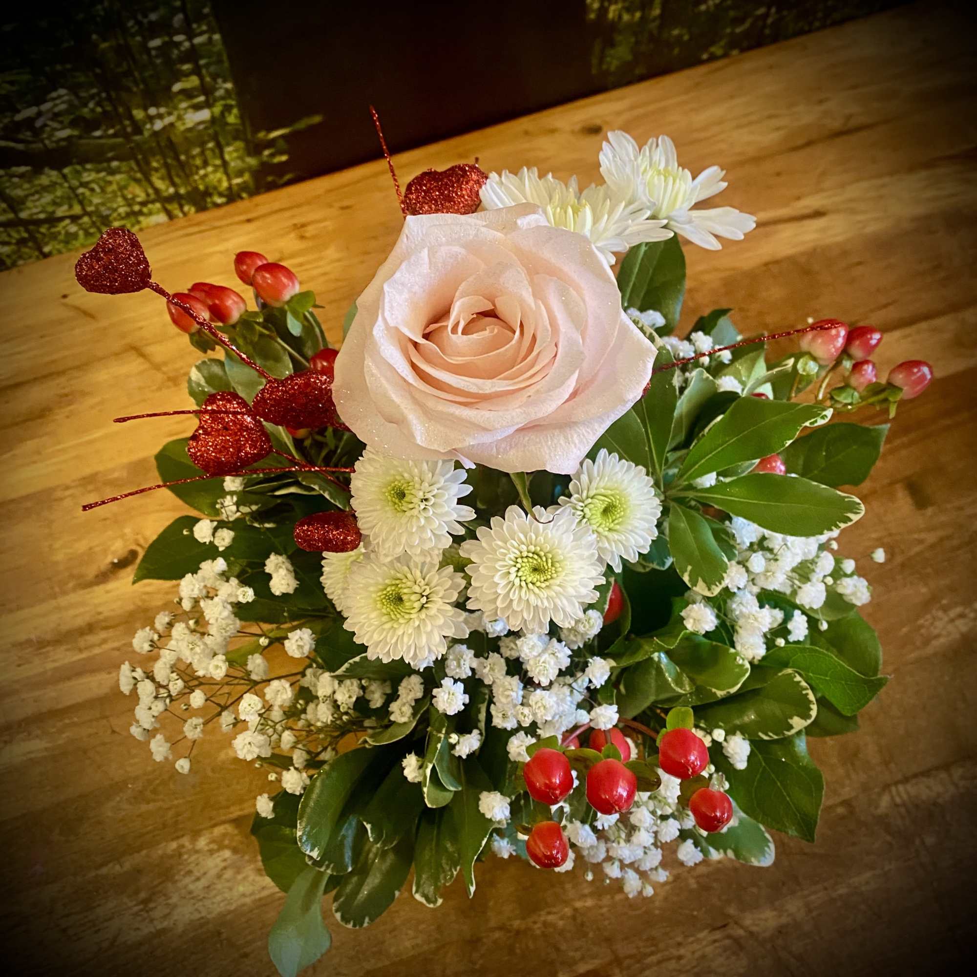 Precious Valentine is a sweet design in Pink, Red, and White. Includes