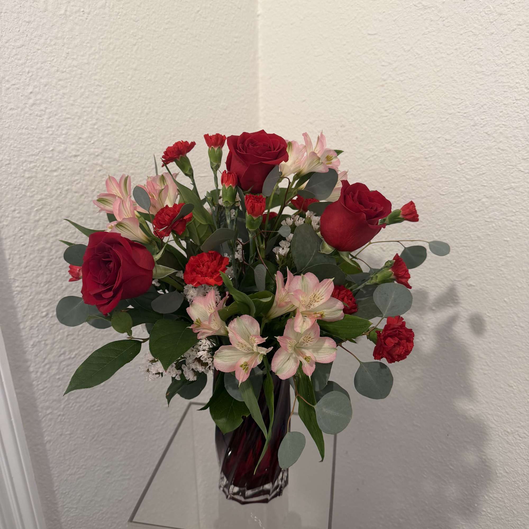 Celebrate love's radiant hues with the Splendid Gem Bouquet, a stunning Valentine's