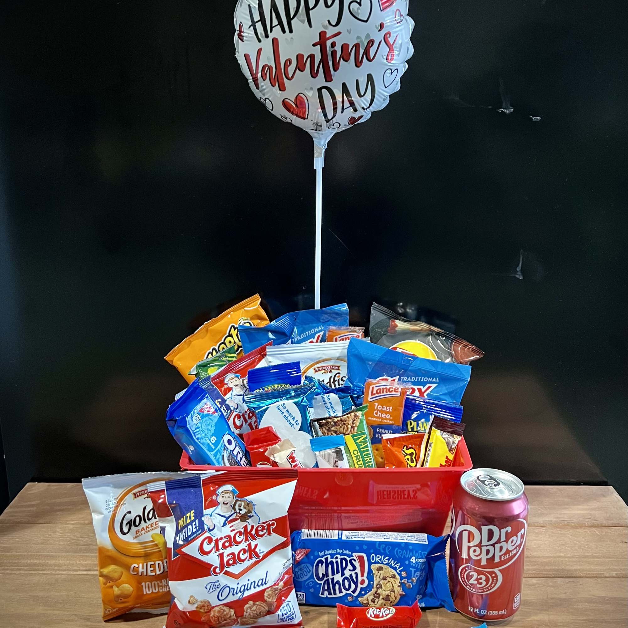 The perfect gift for any snack lover- a tub full of assorted