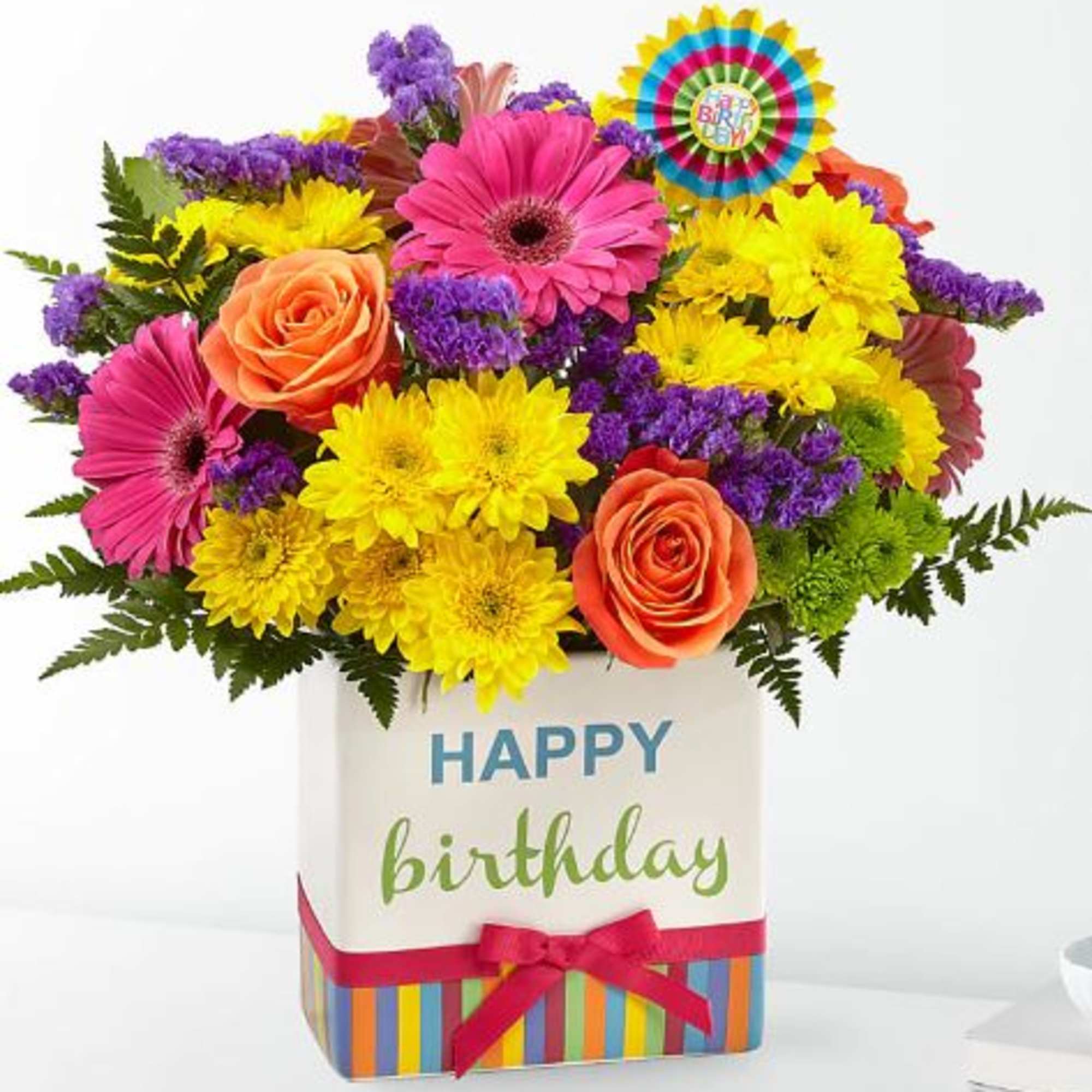 The Birthday Brights Bouquet is a true celebration of color and life