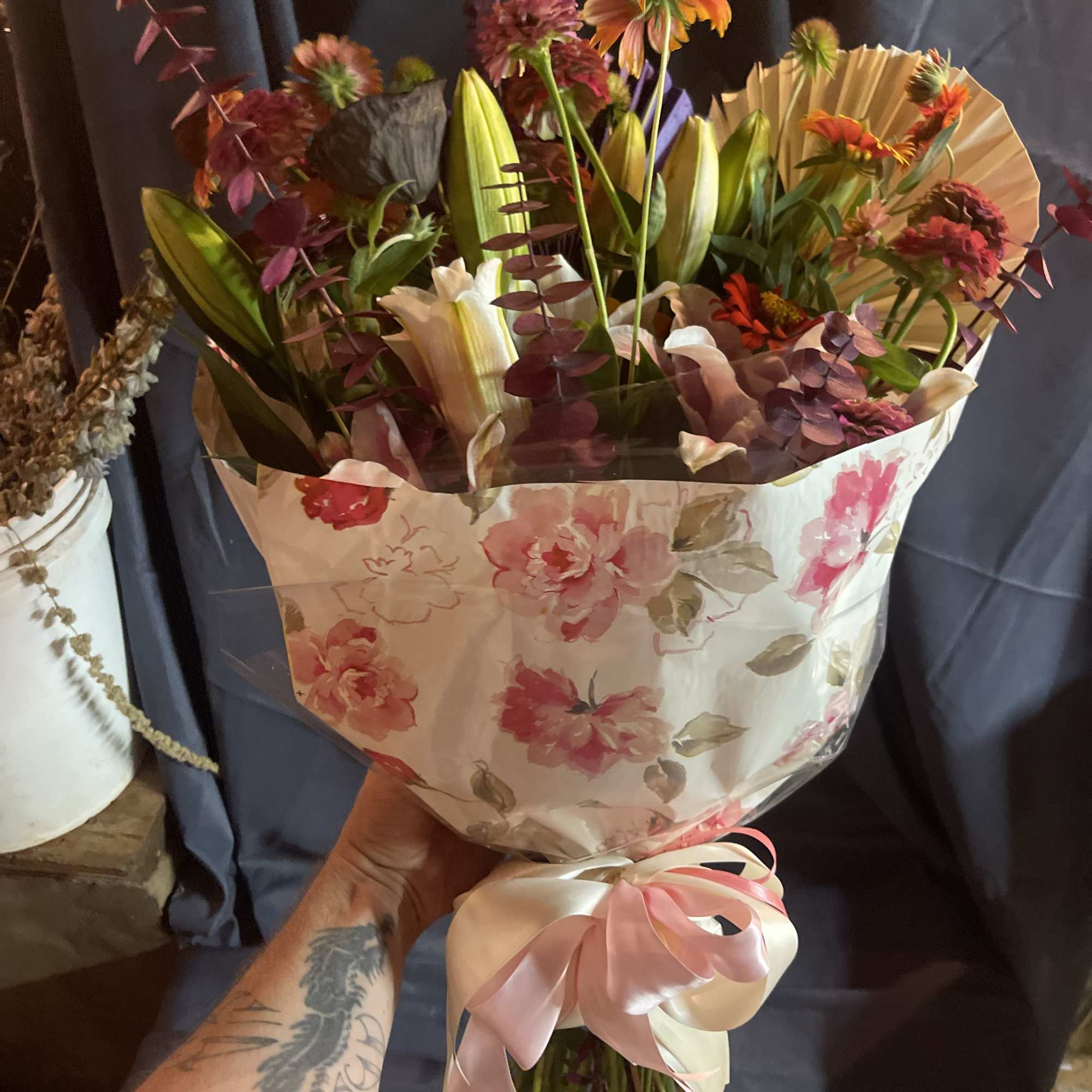 Introducing the Aloha Bouquet, a stunning arrangement of hand-selected and dried tropical