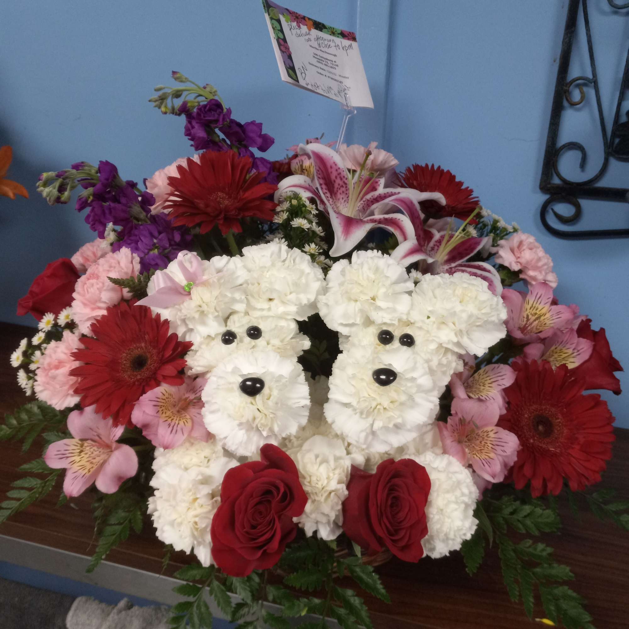 Make someone smile with this arrangement that represents the love between the