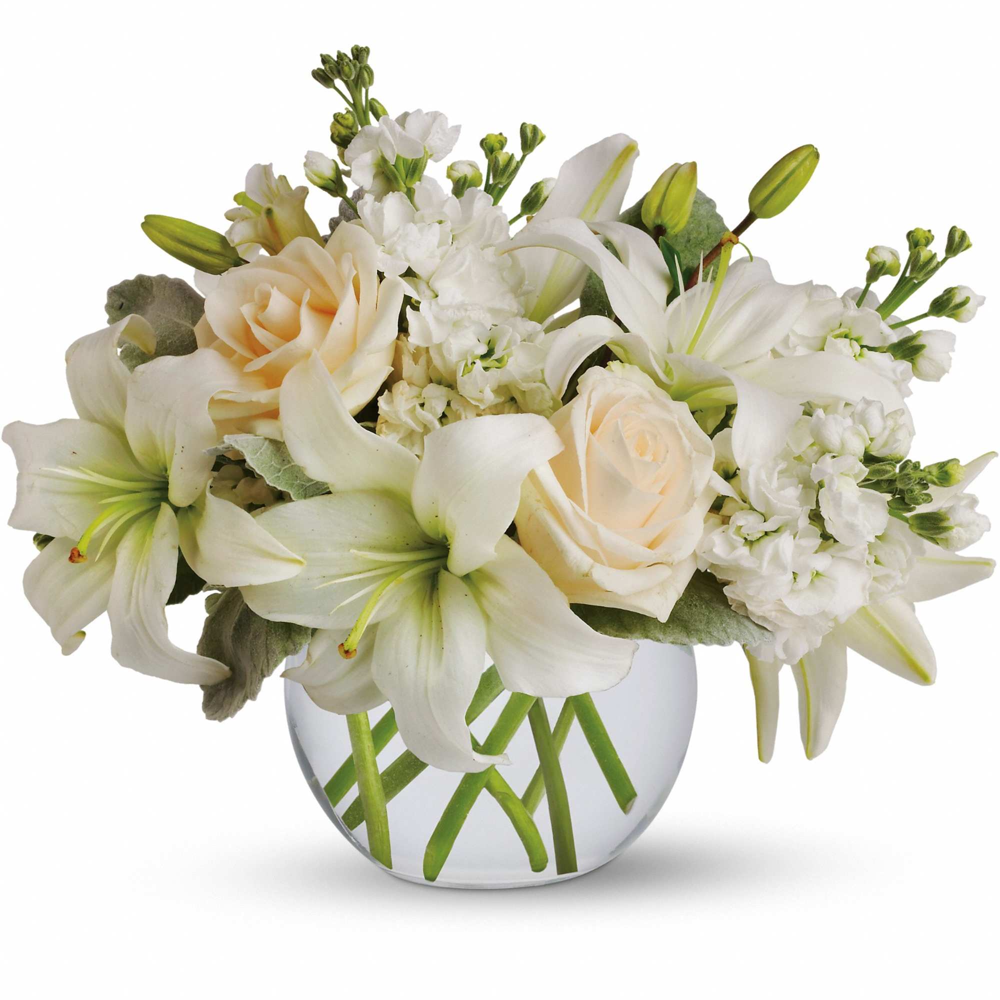 Like a vacation for the senses, this lovely bouquet delivers an oasis