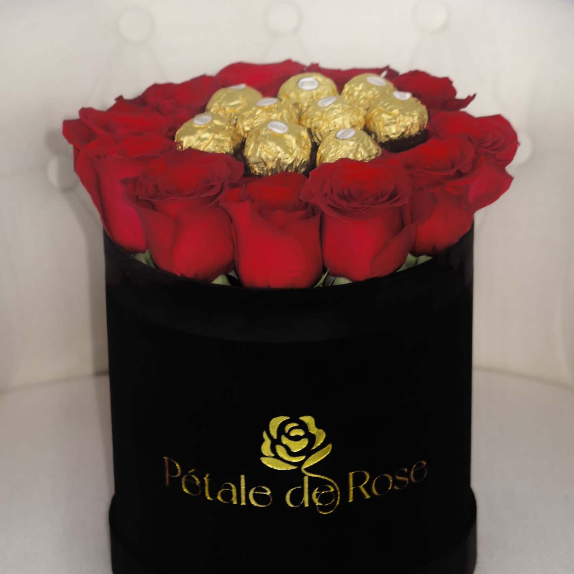 Enjoy Ferrero chocolates with roses 
For Valentine&rsquo;s Day 