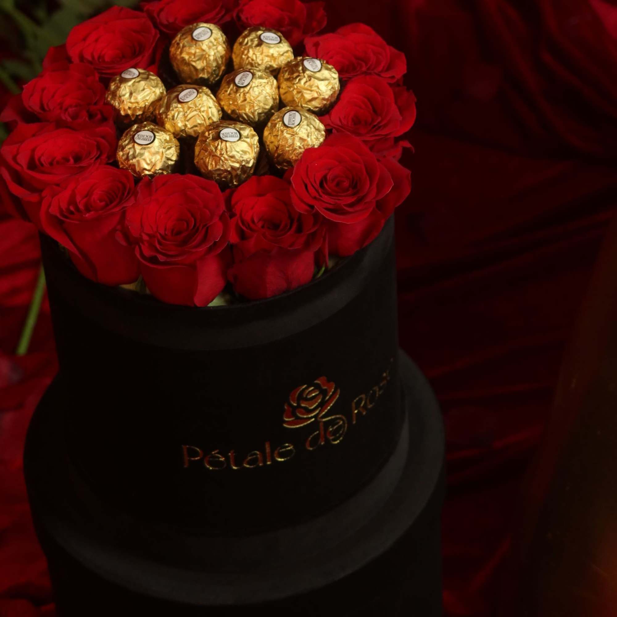 Enjoy Ferrero chocolates with roses 
For Valentine&rsquo;s Day 