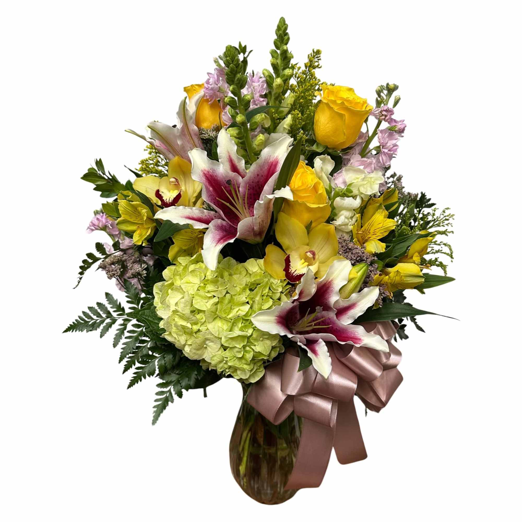 Mixture of the freshest florals to accommodate to any occasion. Give us