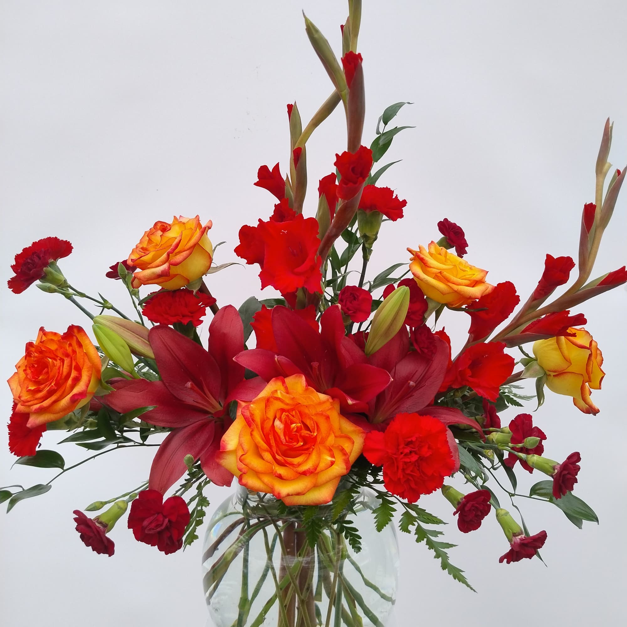 Firey reds and oranges for the one who has your heart 