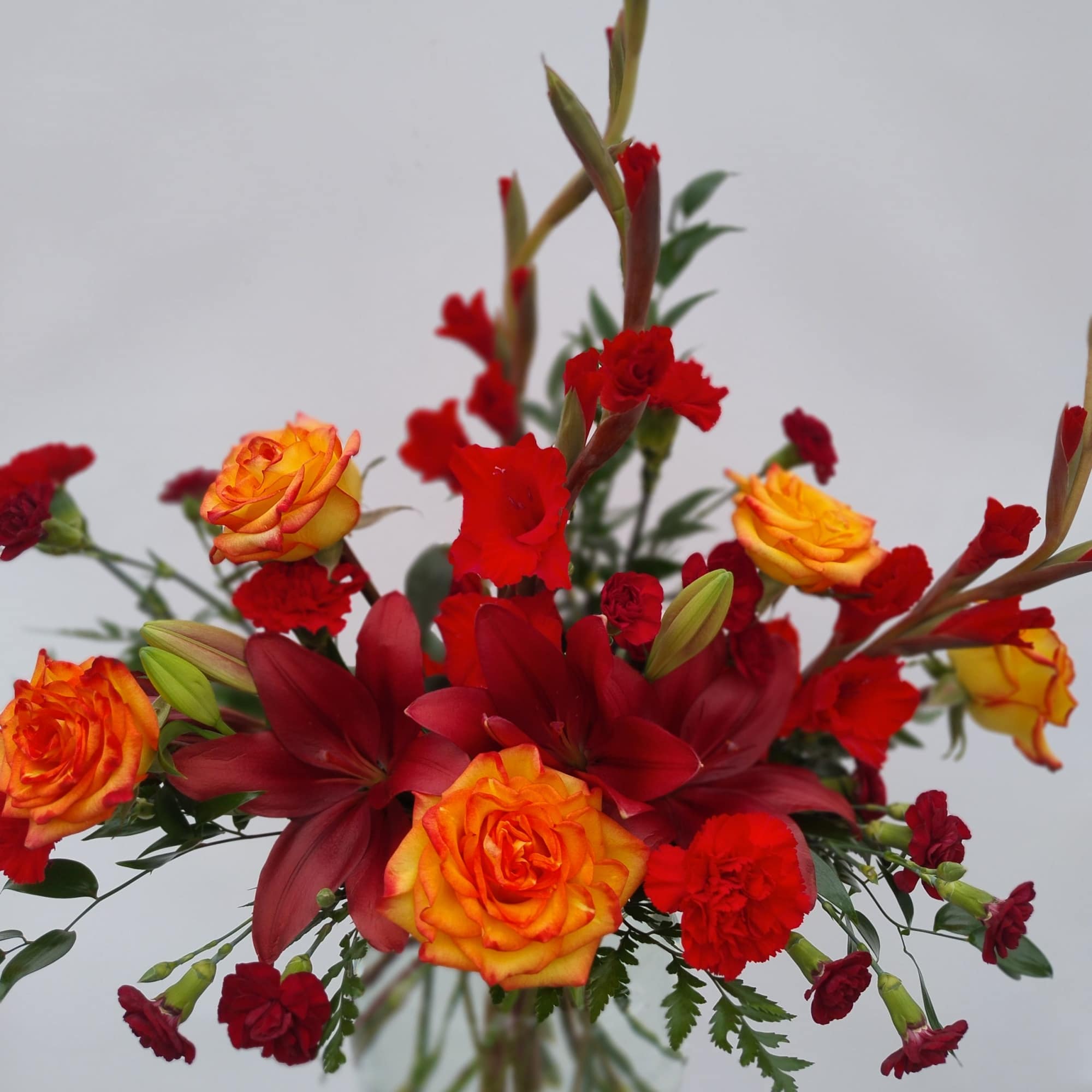 Firey reds and oranges for the one who has your heart 