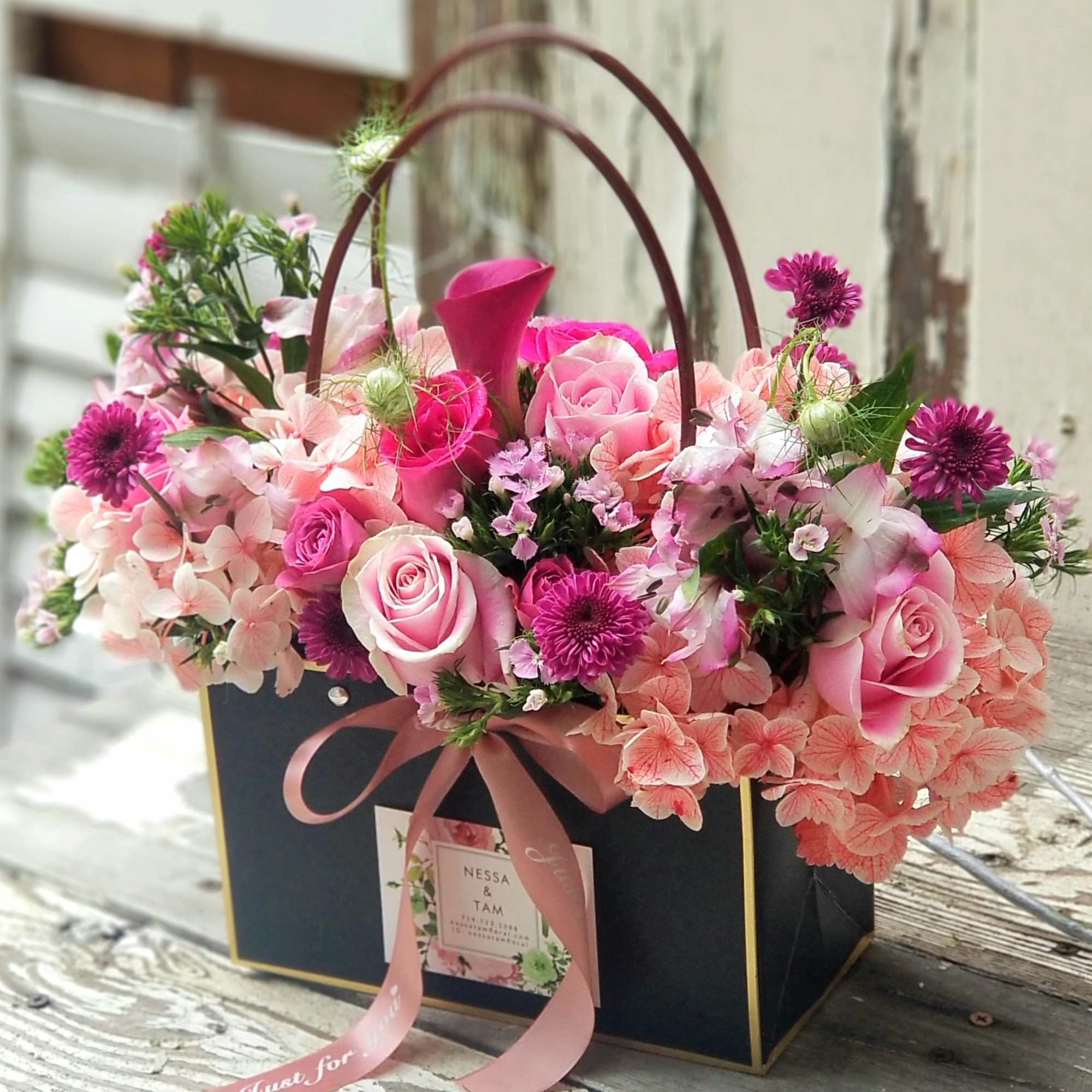 This is our signature arrangement. As a reminder, our arrangements are handcrafted