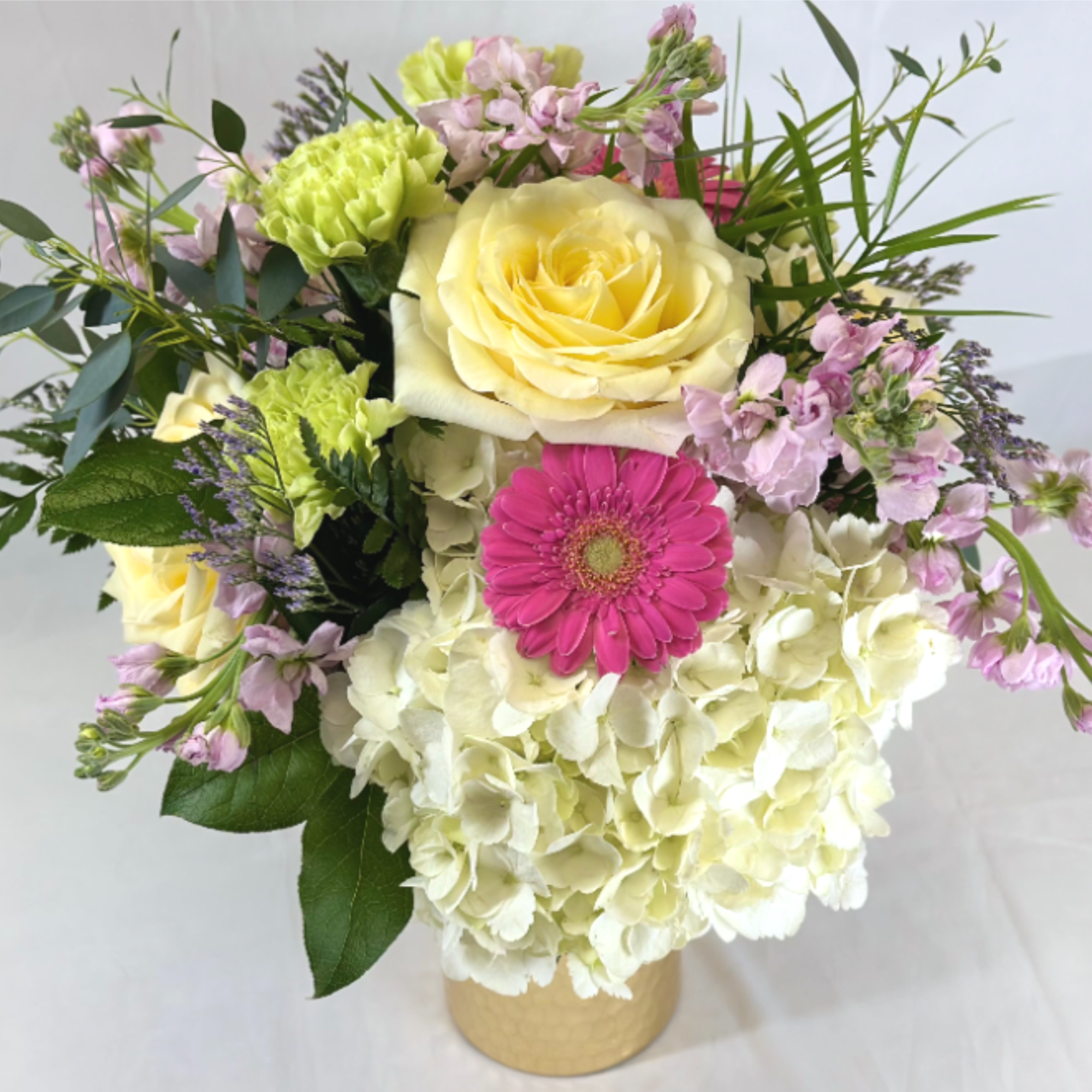 Fun and carefree, this Leary's Flowers exclusive arrangement highlights a bit of