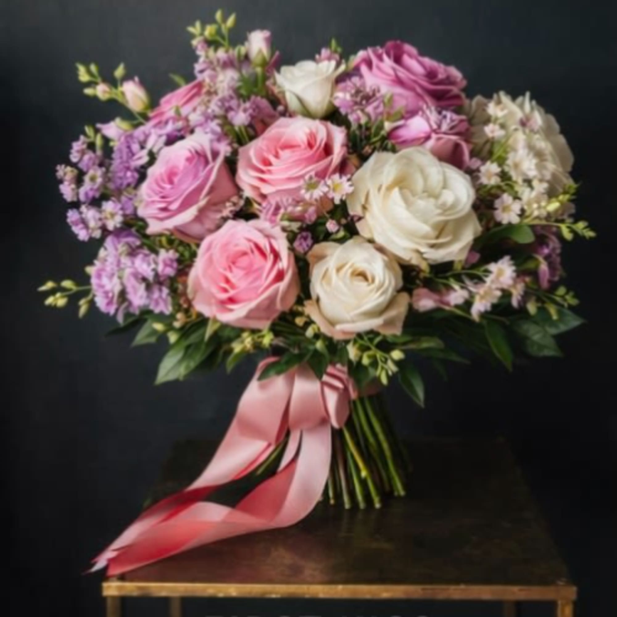 FIRST KISS

Soft, airy, and romantic.
A bloom-forward hand-tied bouquet featuring Pink Expression and