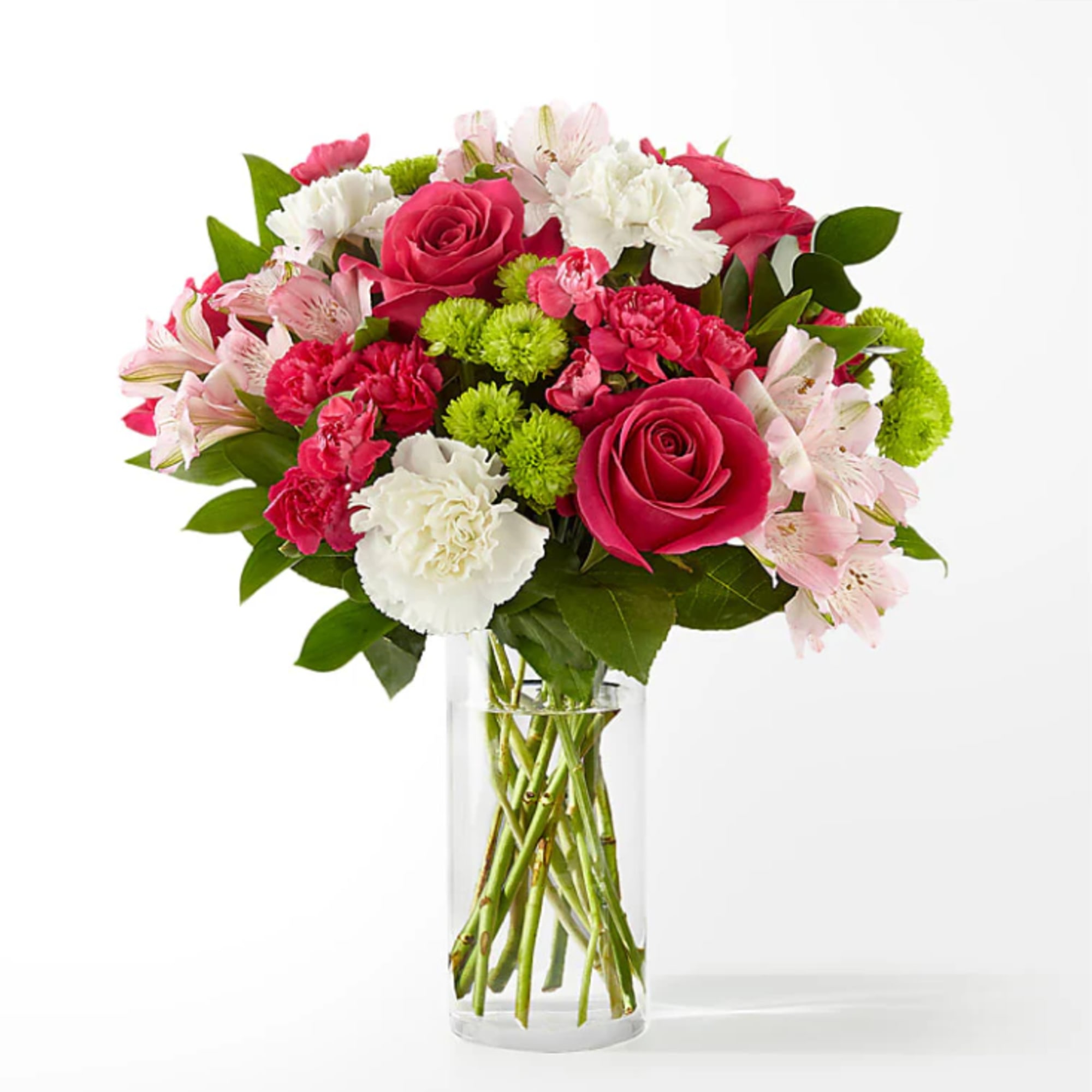 The true beauty of this bouquet is within the sweet colors of