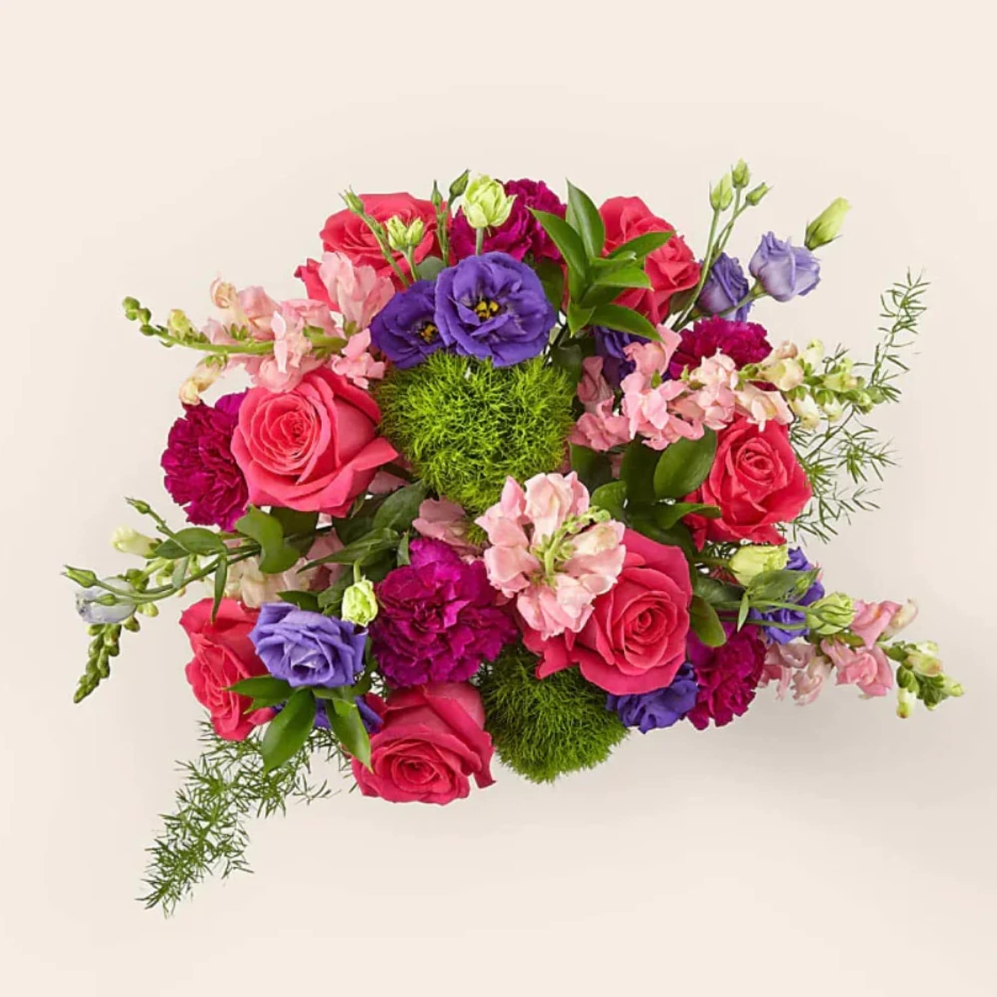 Designed by florists, this bouquet evokes comfort and charm through its bright