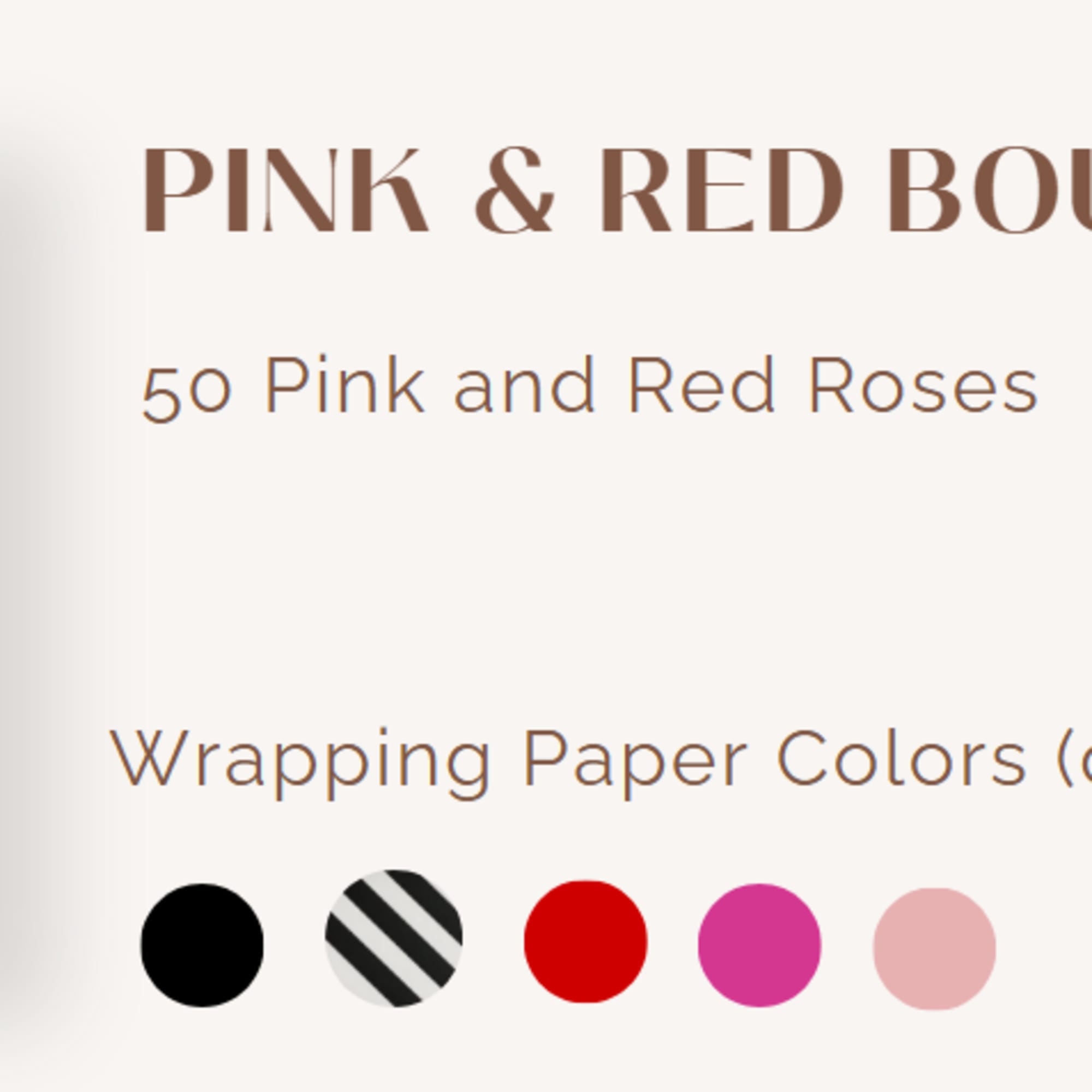 Pink &amp; Red Wrapped Bouquet

Bold, romantic, and unforgettable, the Pink &amp; Red