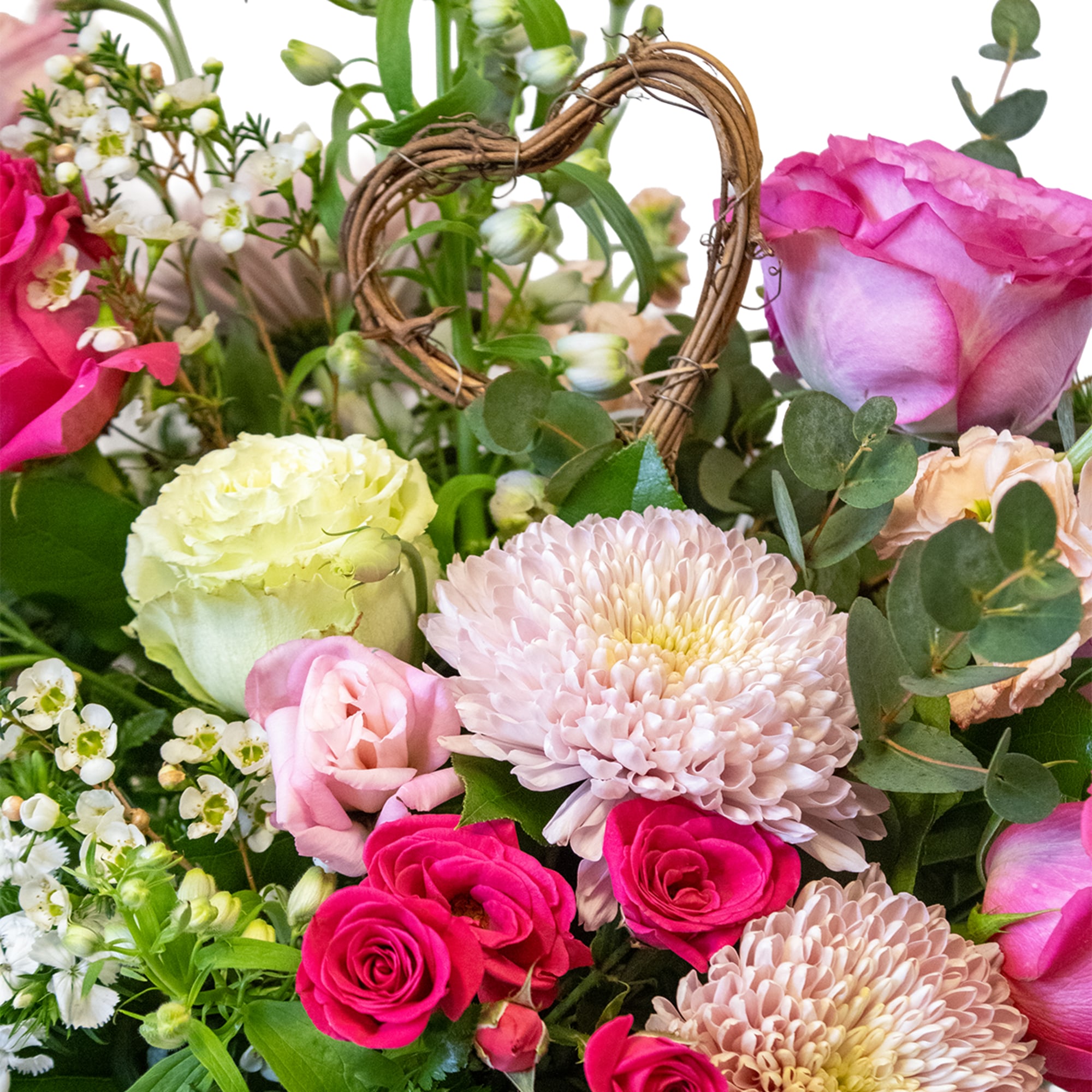Put someone special up on a pedestal with this stunning arrangement in