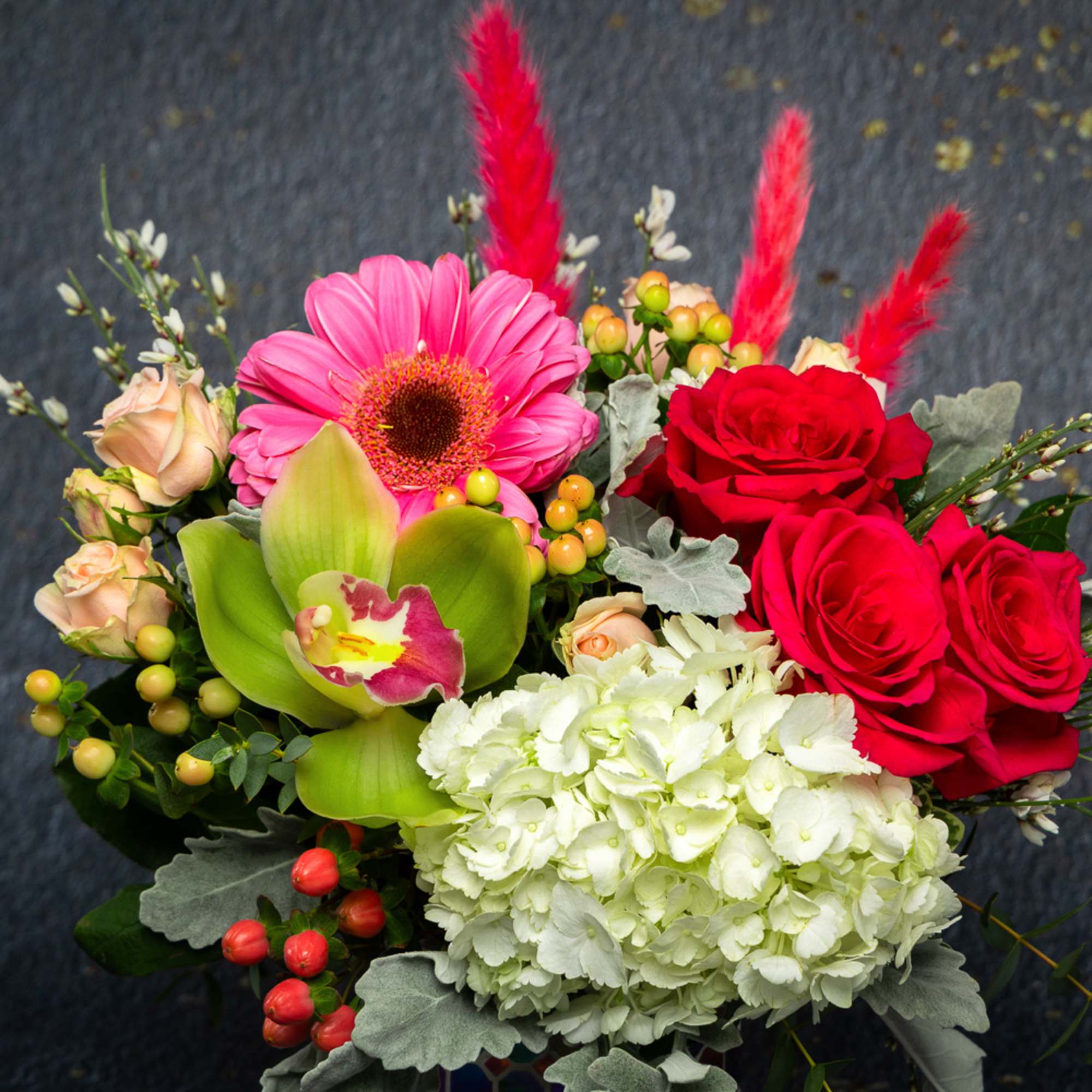 Pretty in pink! This arrangement is full of the season's freshest pink