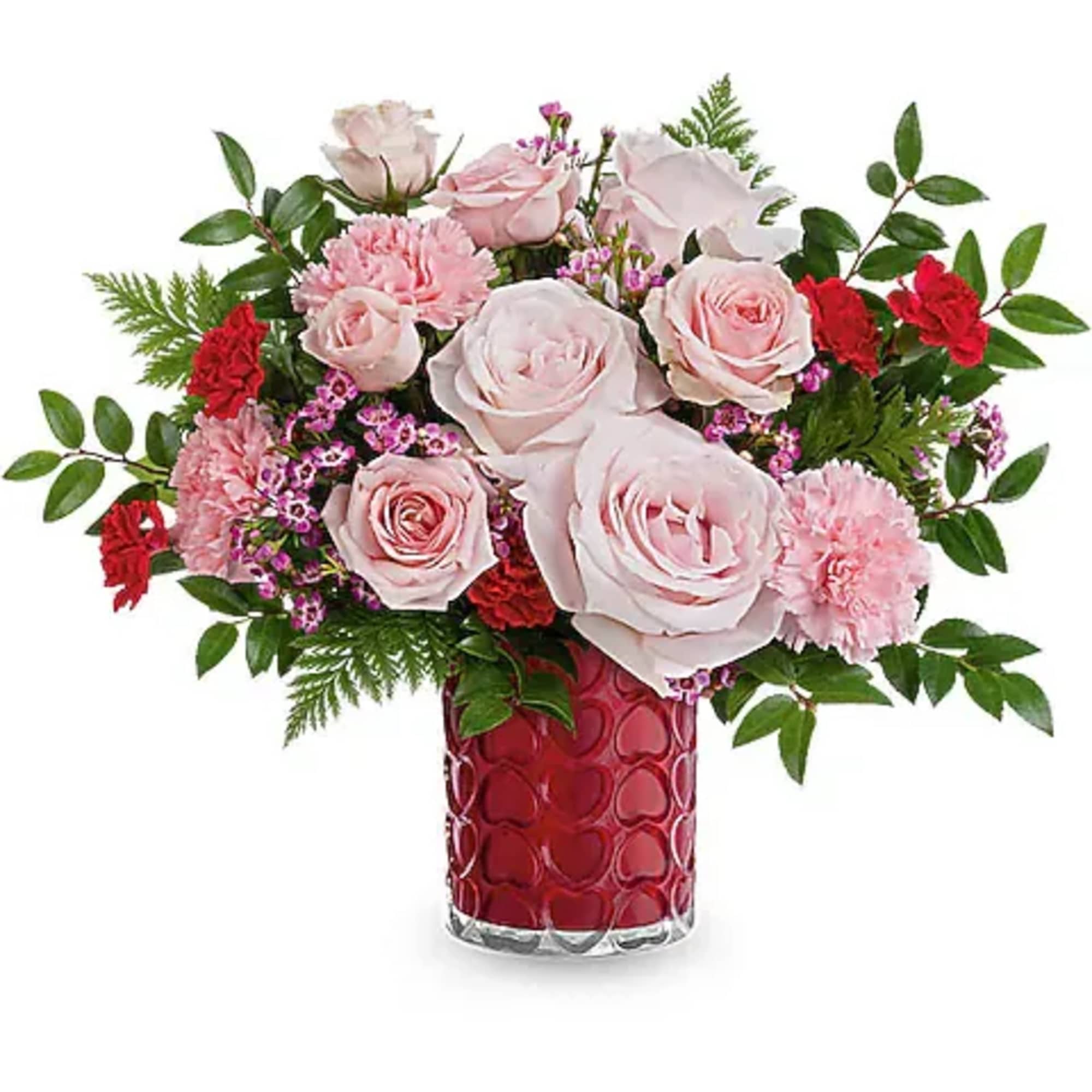 Add a touch of sparkle to their Valentine's Day! These beautiful pink