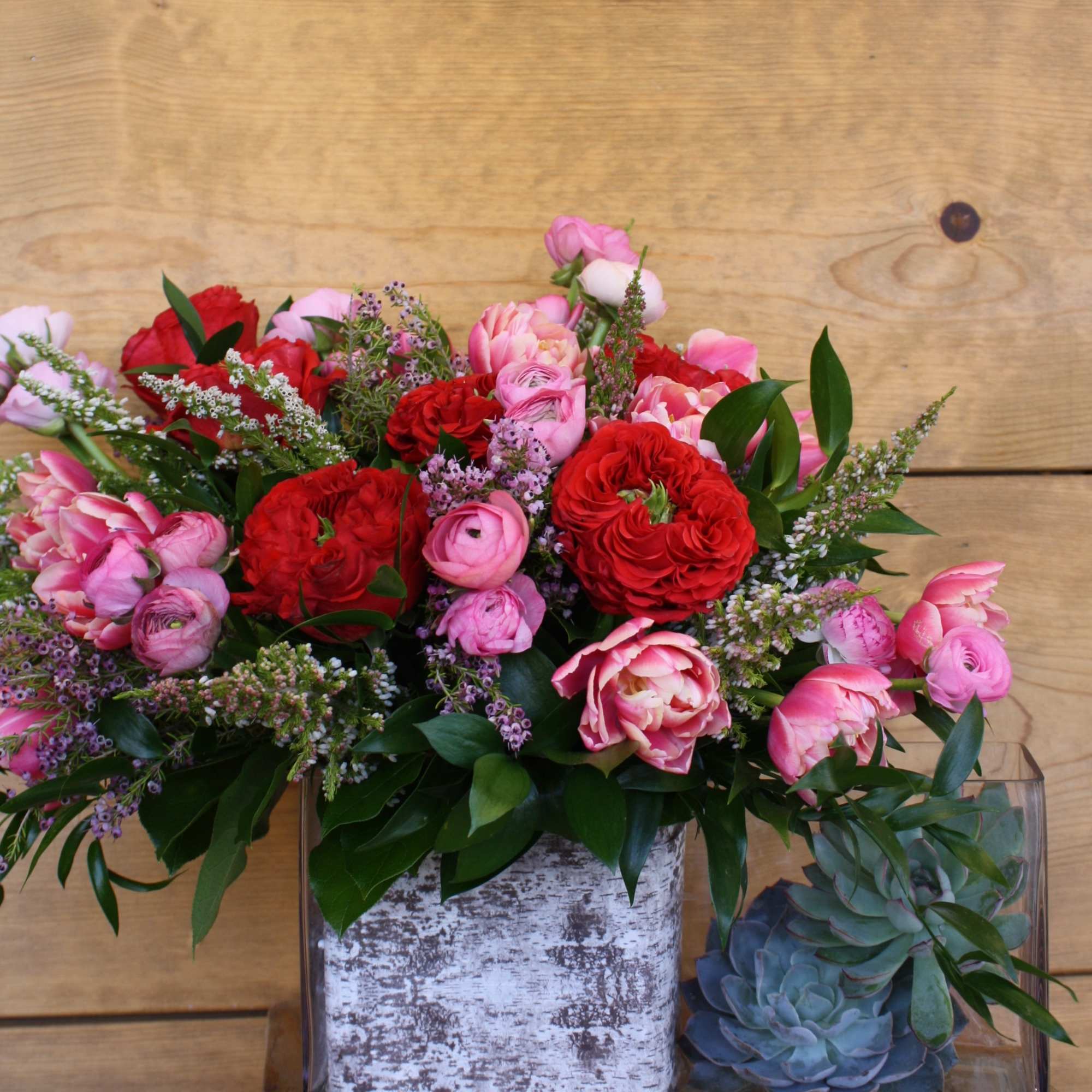 Valentine's Day 2019 Collection, stunning vase filled with the seasons favorite red