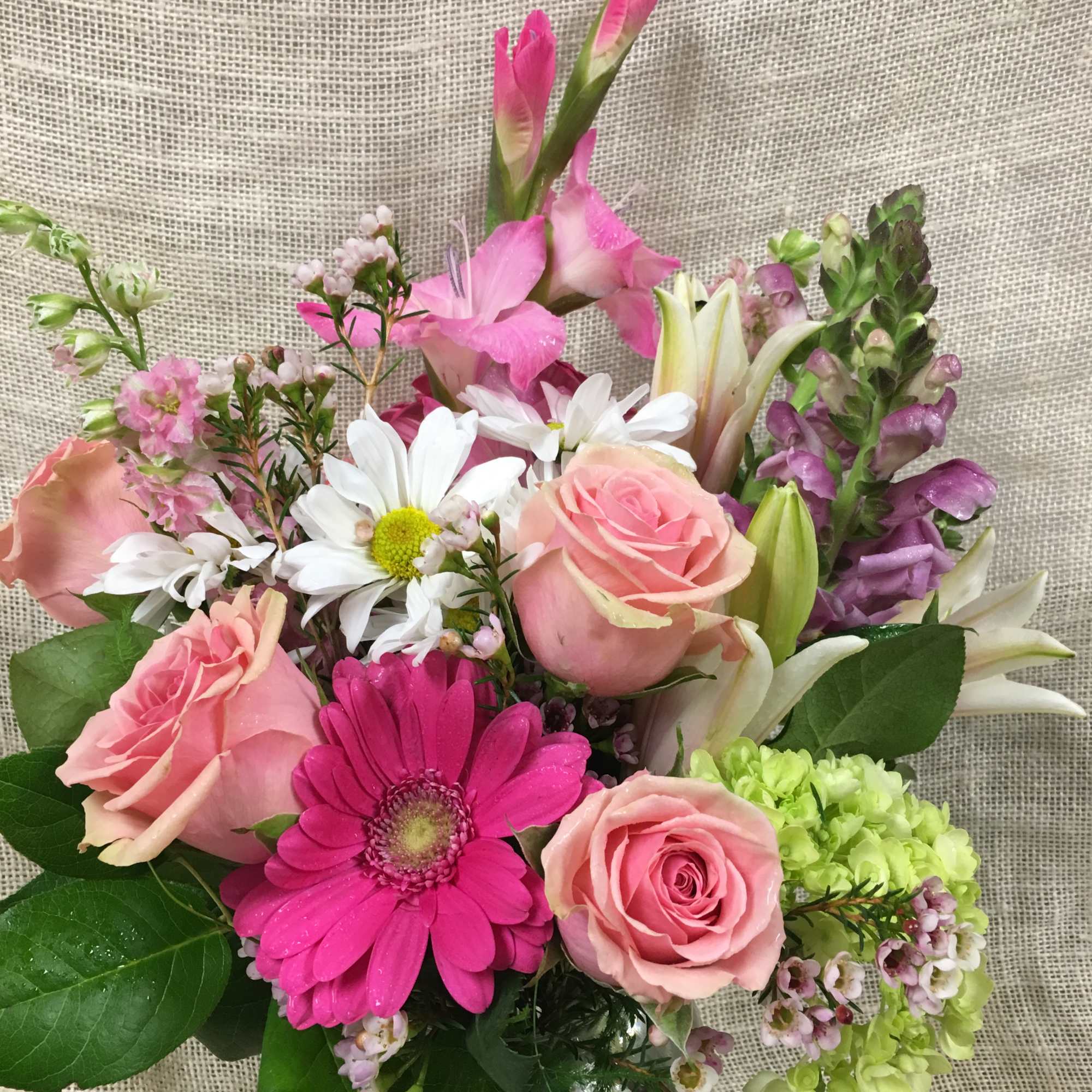 One of our best loved arrangements, these soft and subtle shades of