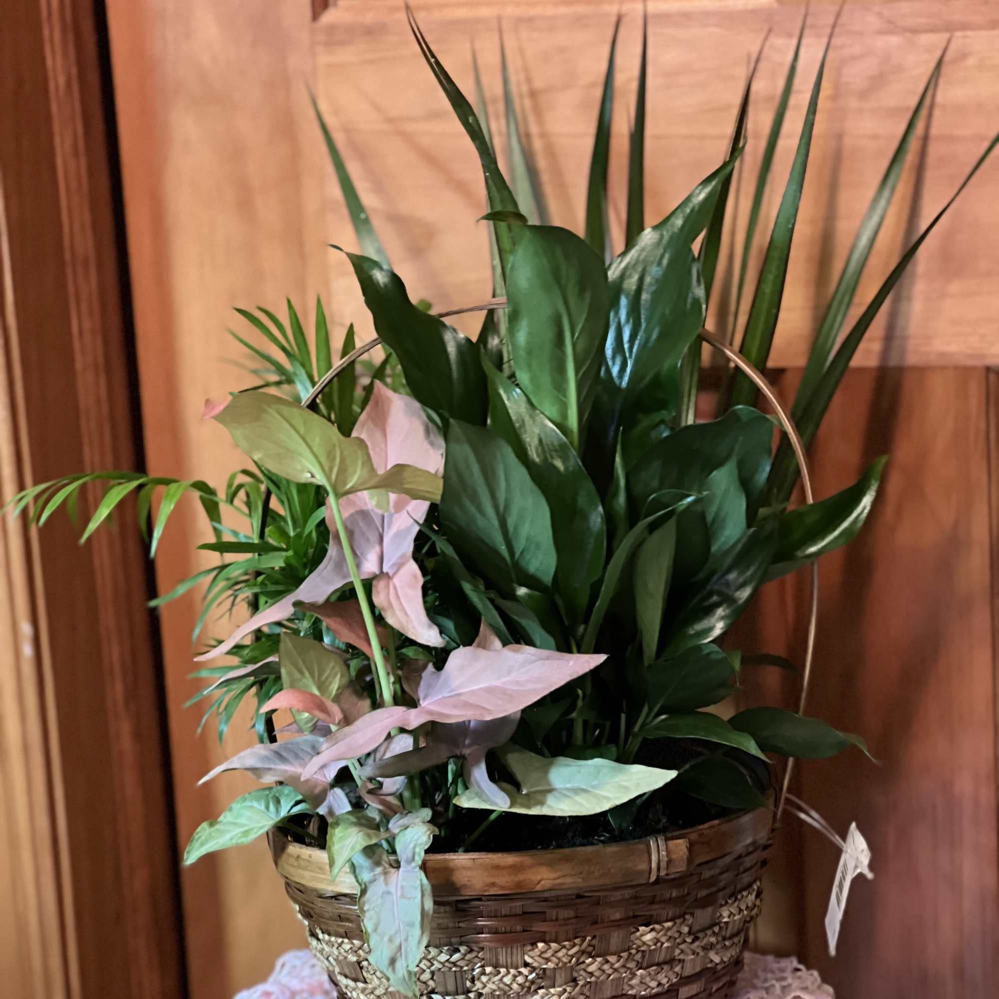 Our Blooming Basket is just the right size for tabletop or coffee