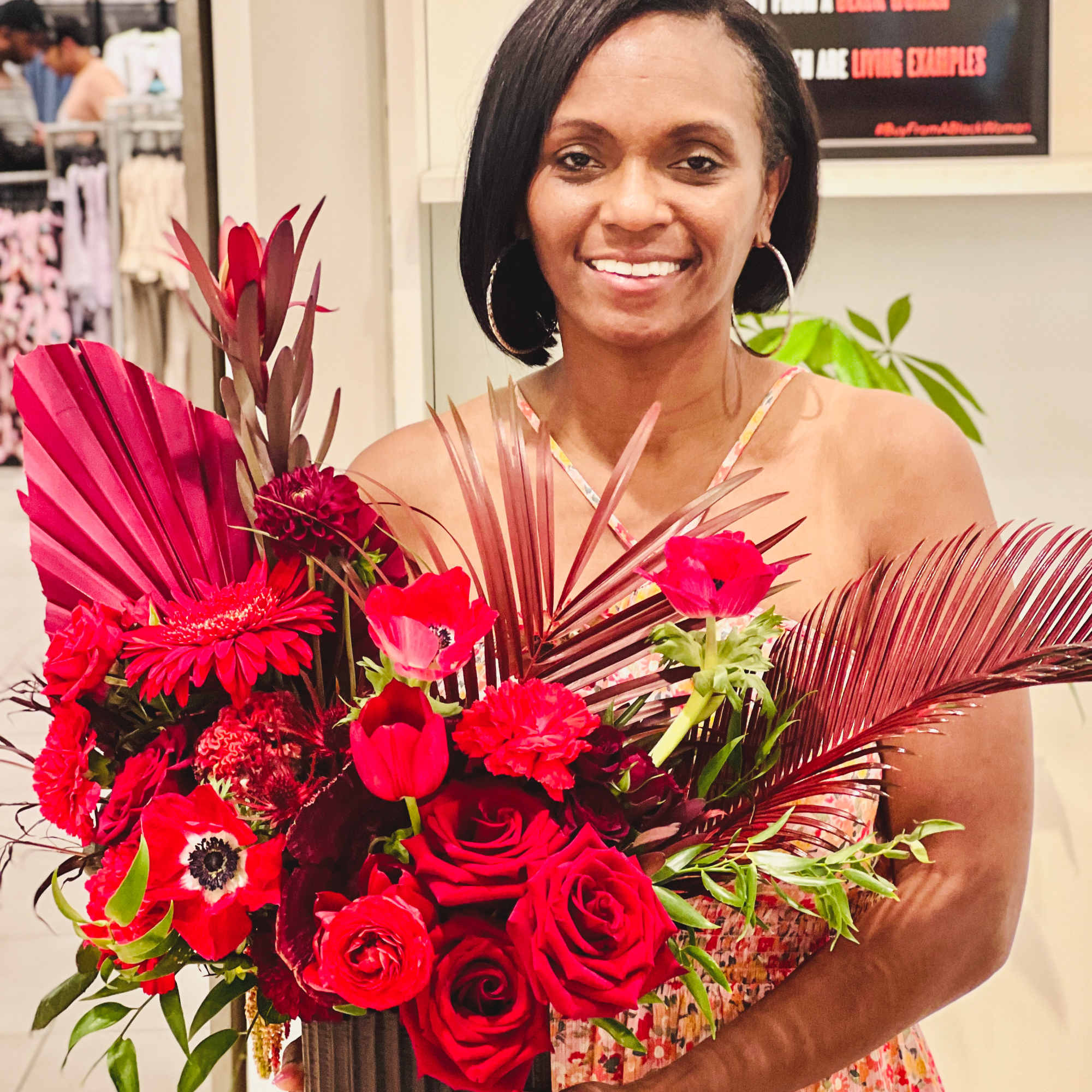 These will be designer choice red roses. The design will be similar