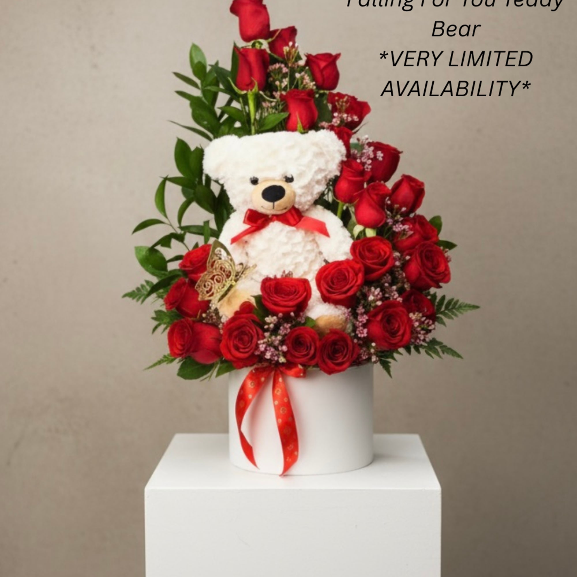 A romantic and charming arrangement designed to steal hearts. This design features