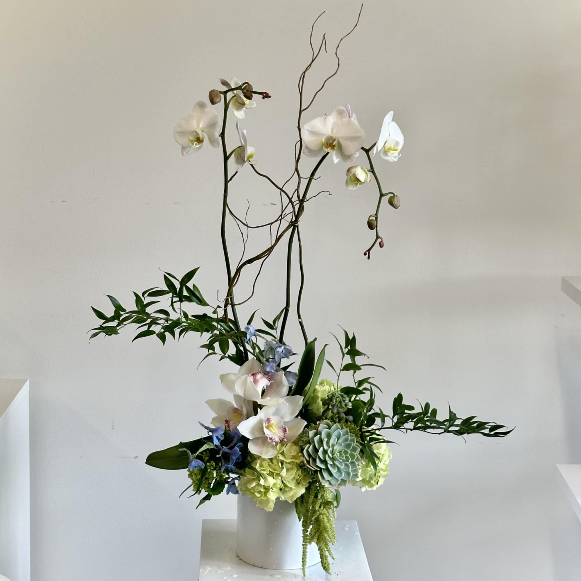 Step into paradise with "Eden," an exquisite luxury orchid arrangement that captures